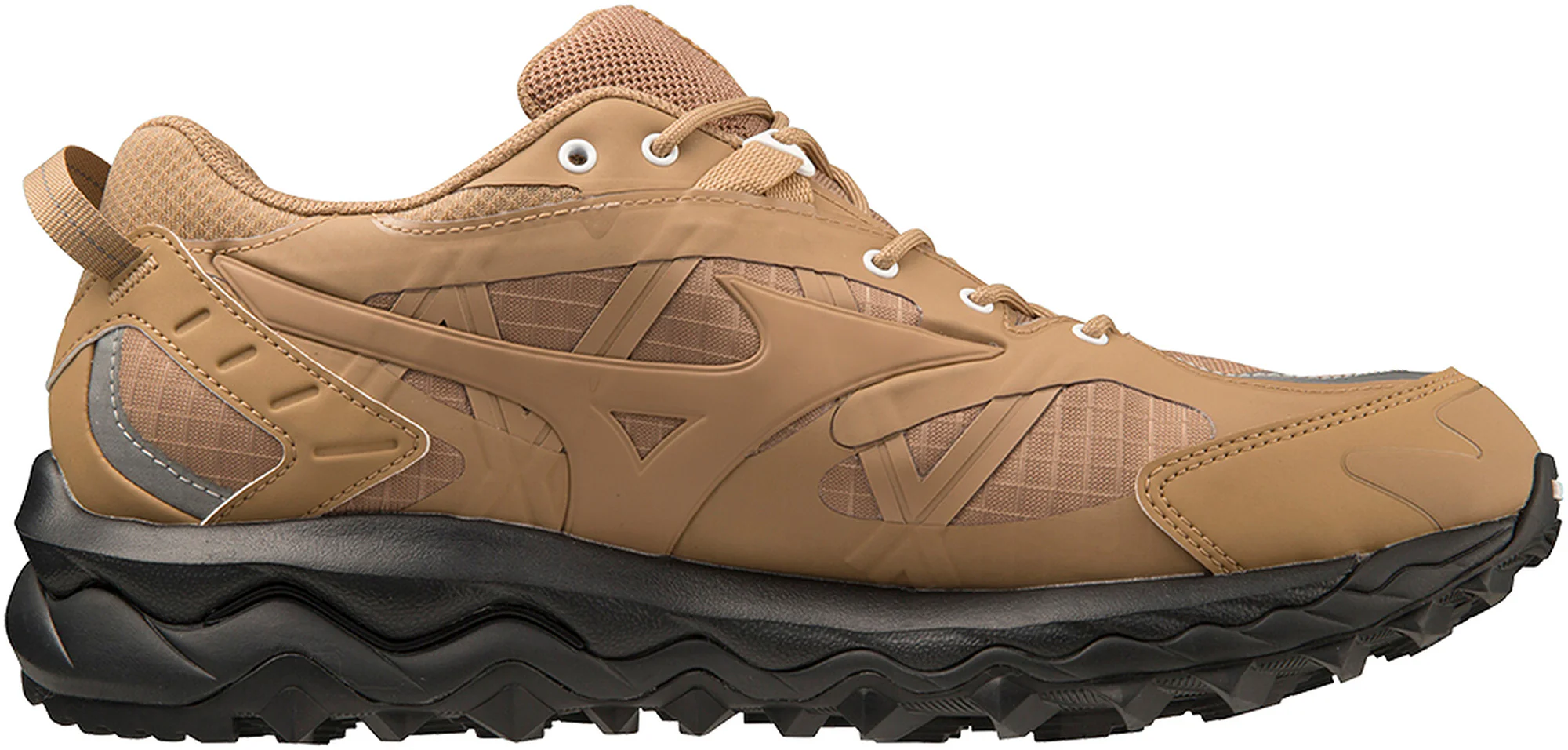 Mizuno Wave Mujin TL GORE-TEX Mens Walking Shoes - Brown - Image 3