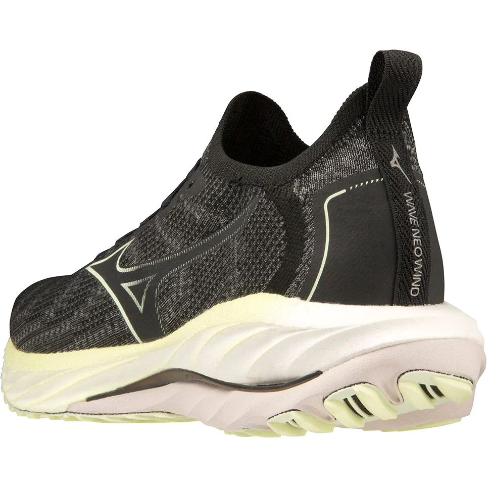 Mizuno Wave Neo Wind Womens Running Shoes - Black - Image 5