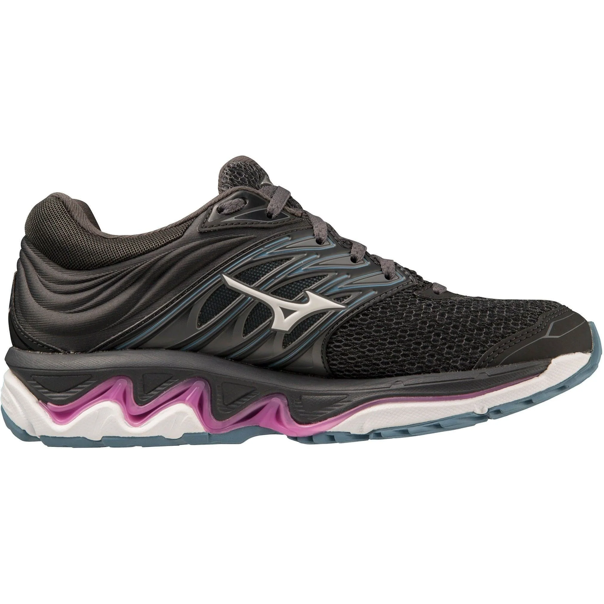 Mizuno Wave Paradox 5 Womens Running Shoes - Black - Image 3