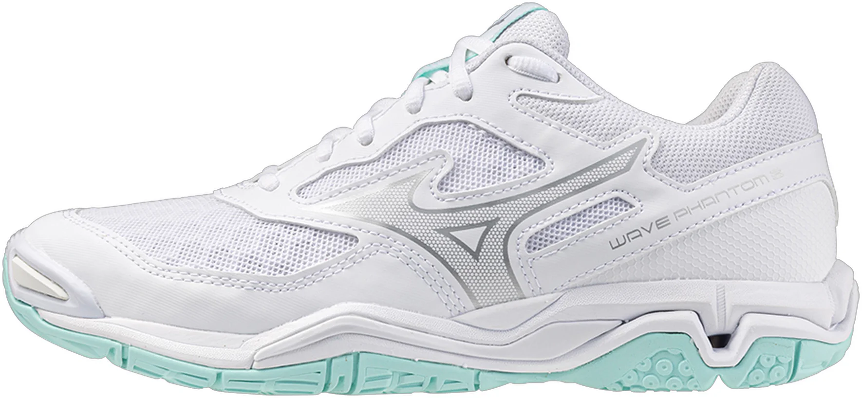 Mizuno Wave Phantom 3 Womens Court Shoes - White