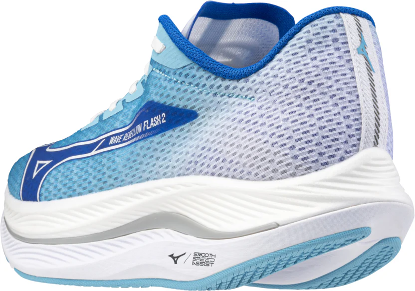 Mizuno Wave Rebellion Flash 2 Mens Running Shoes - Blue - Image 5