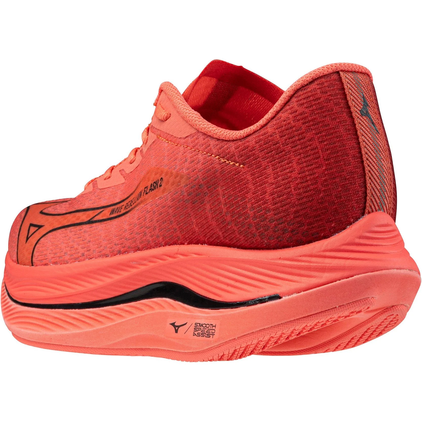 Mizuno Wave Rebellion Flash 2 Running Shoes - Red - Image 5