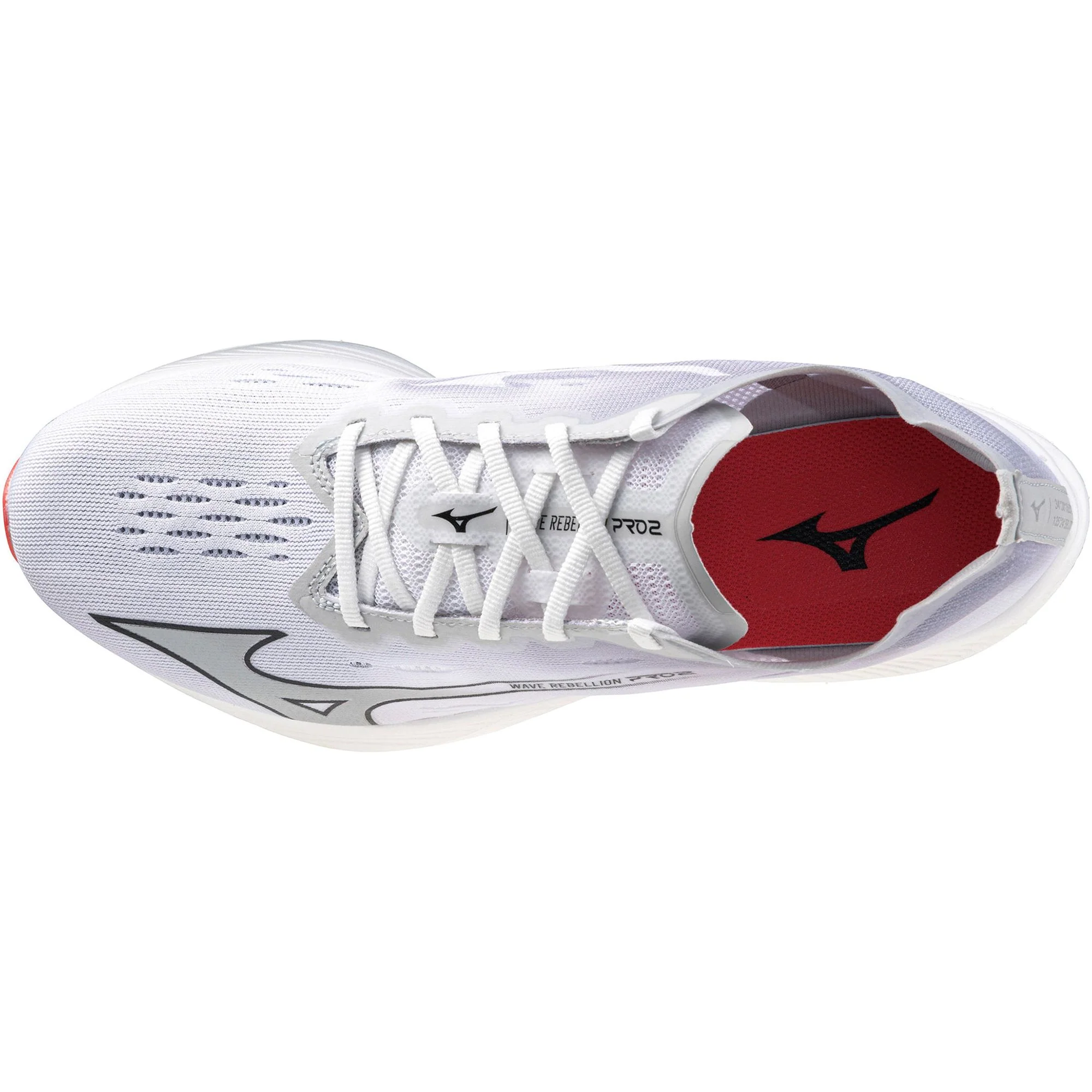 Mizuno Wave Rebellion Pro 2 Mens Running Shoes - White - Image 4