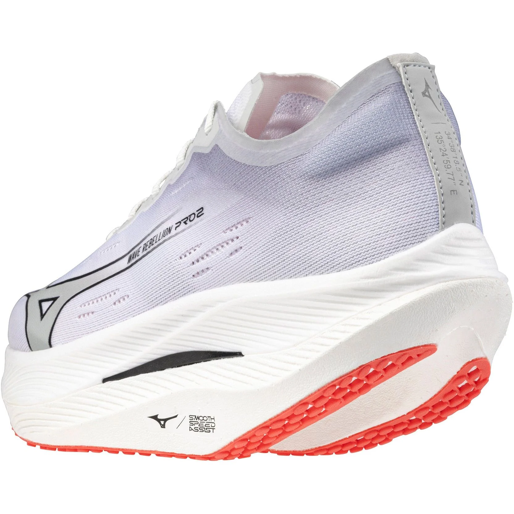 Mizuno Wave Rebellion Pro 2 Mens Running Shoes - White - Image 5