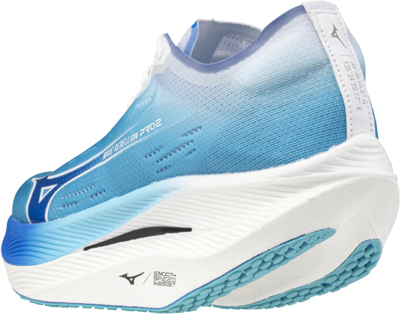 Mizuno Wave Rebellion Pro 2 Womens Running Shoes - Blue - Image 5