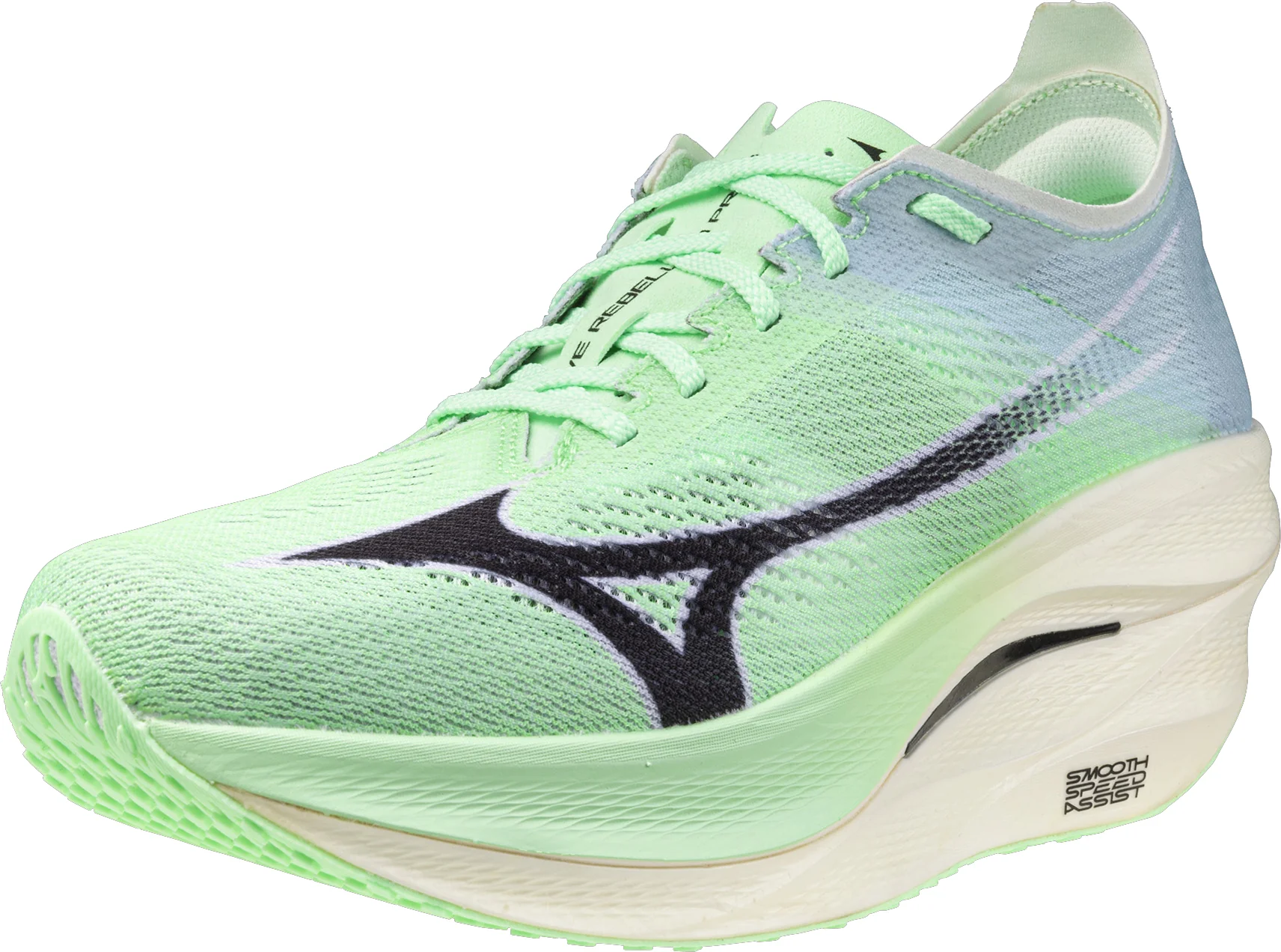 Mizuno Wave Rebellion Pro 3 Running Shoes - Green - Image 6