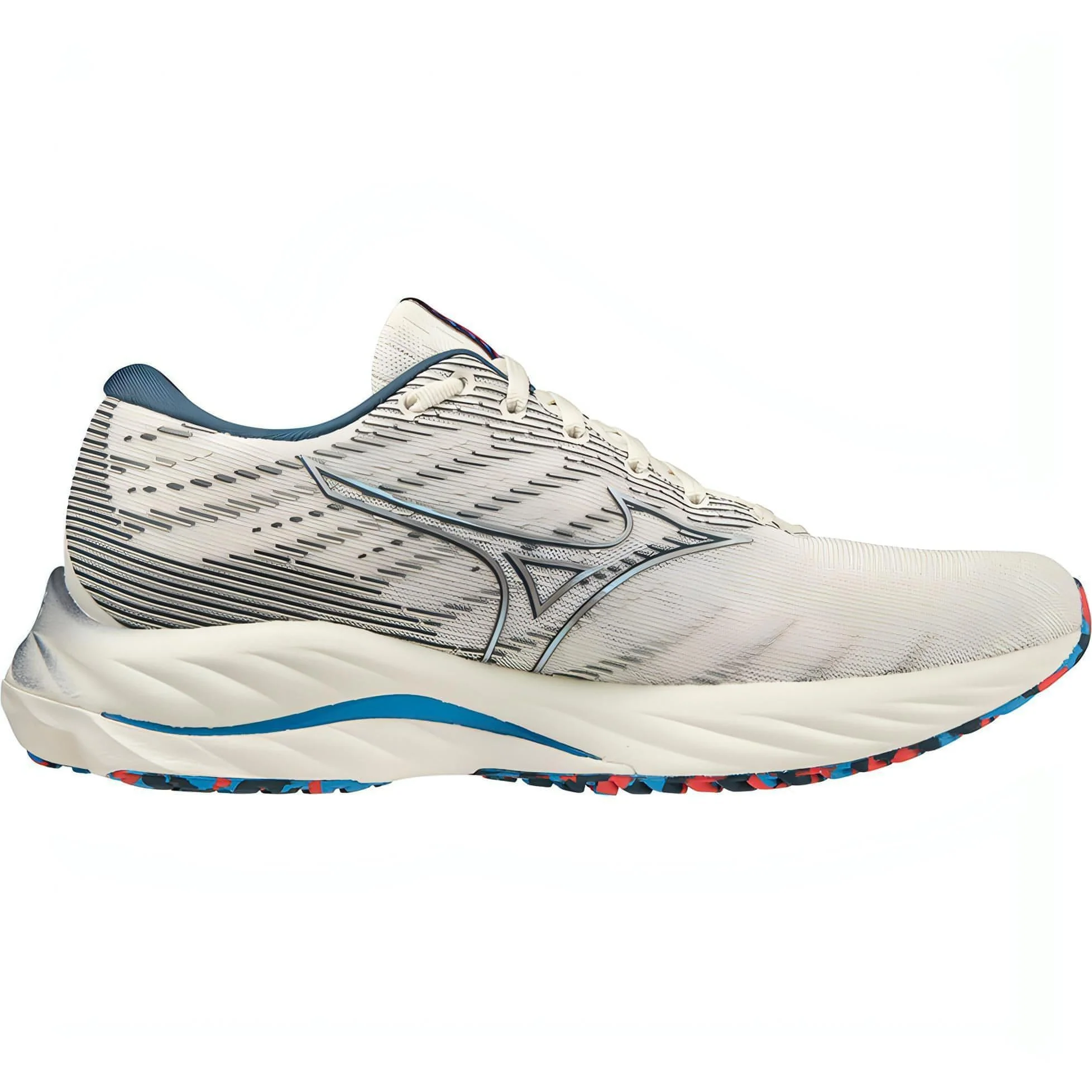 Mizuno Wave Rider 26 Womens Running Shoes - White - Image 3