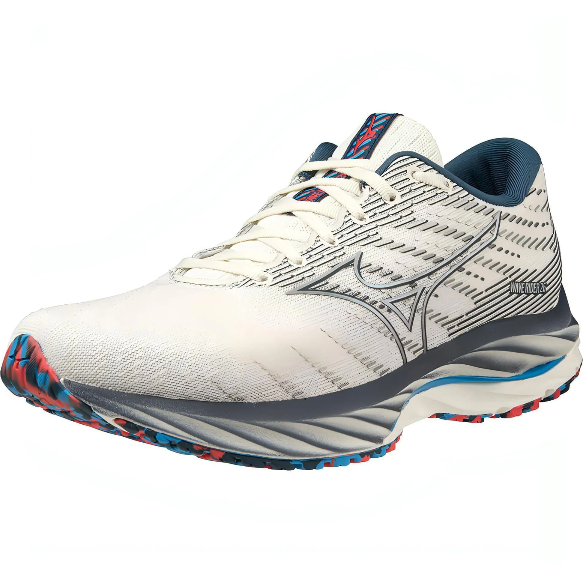 Mizuno Wave Rider 26 Womens Running Shoes - White - Image 6