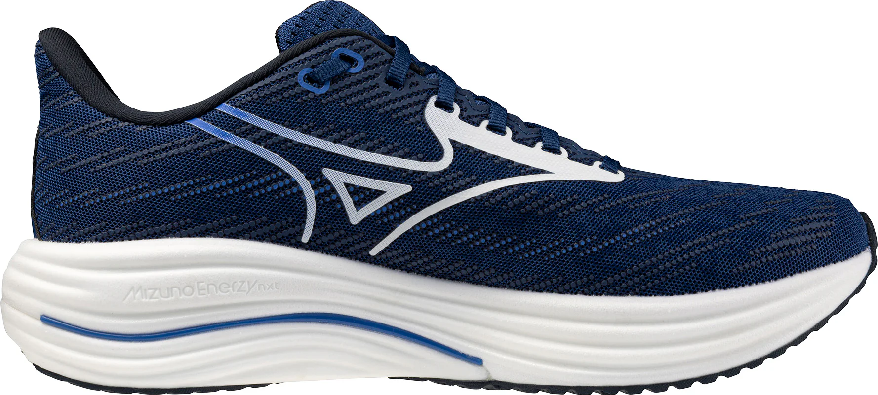 Mizuno Wave Rider 29 Mens Running Shoes - Blue - Image 3