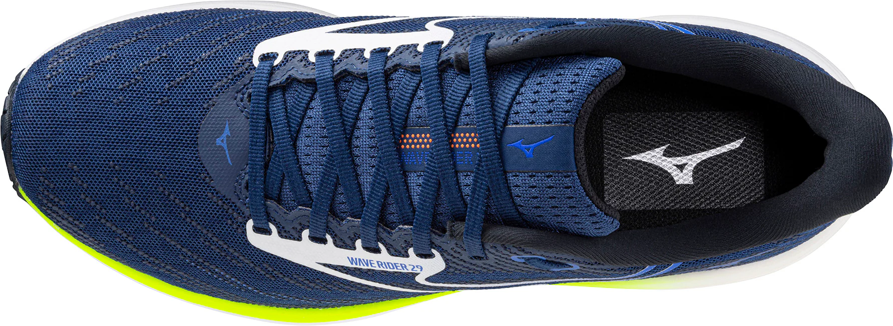 Mizuno Wave Rider 29 Mens Running Shoes - Blue - Image 4