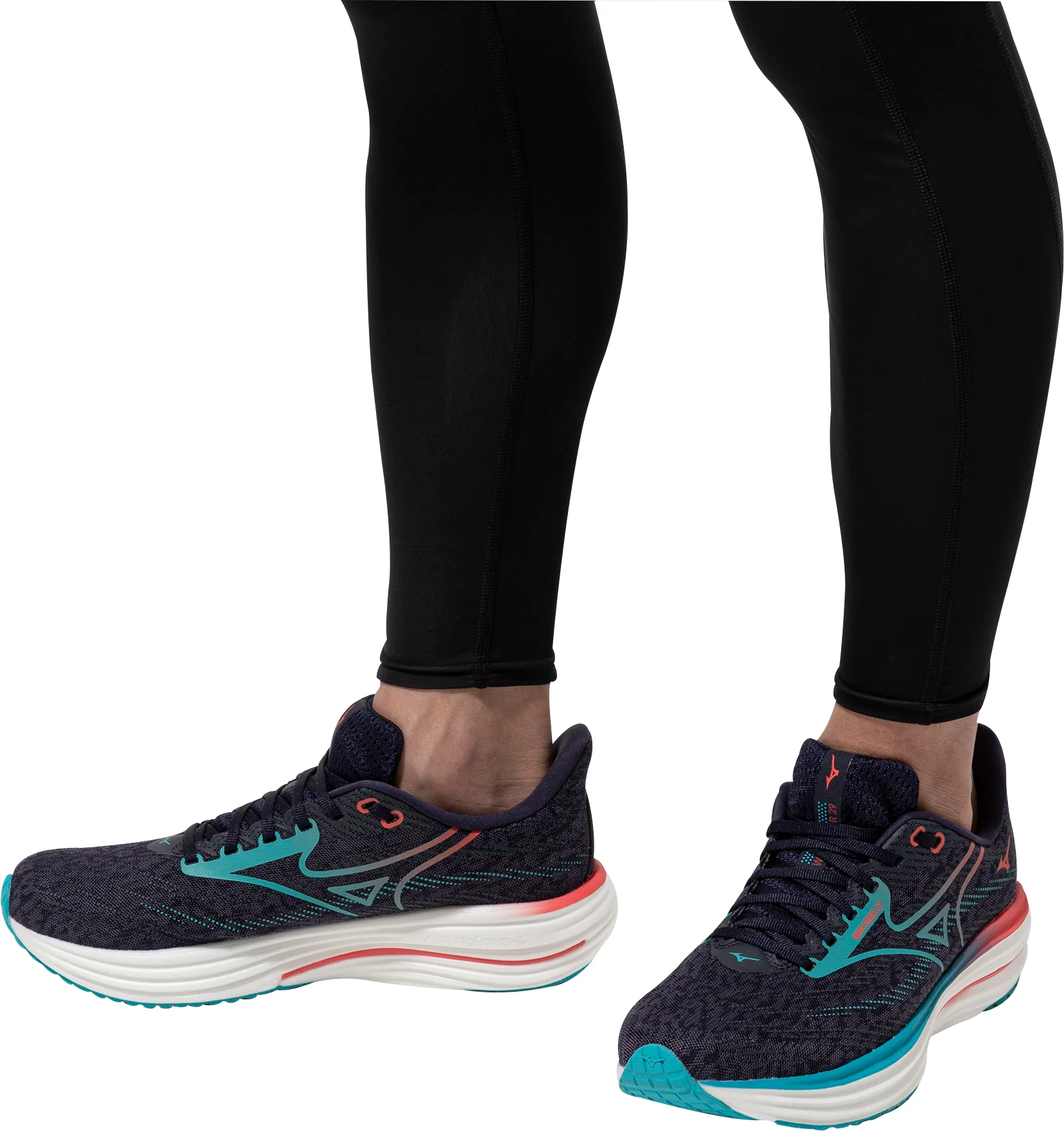 Mizuno Wave Rider 29 Mens Running Shoes - Grey - Image 7