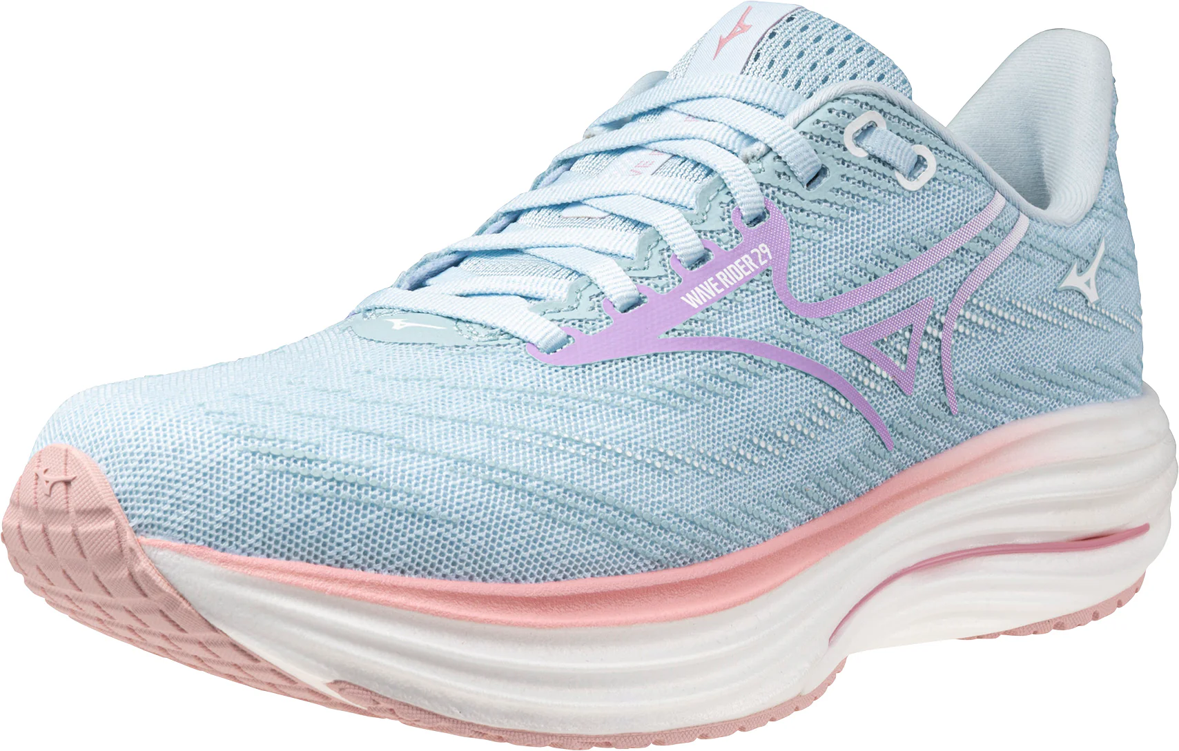 Mizuno Wave Rider 29 Womens Running Shoes - Blue - Image 6