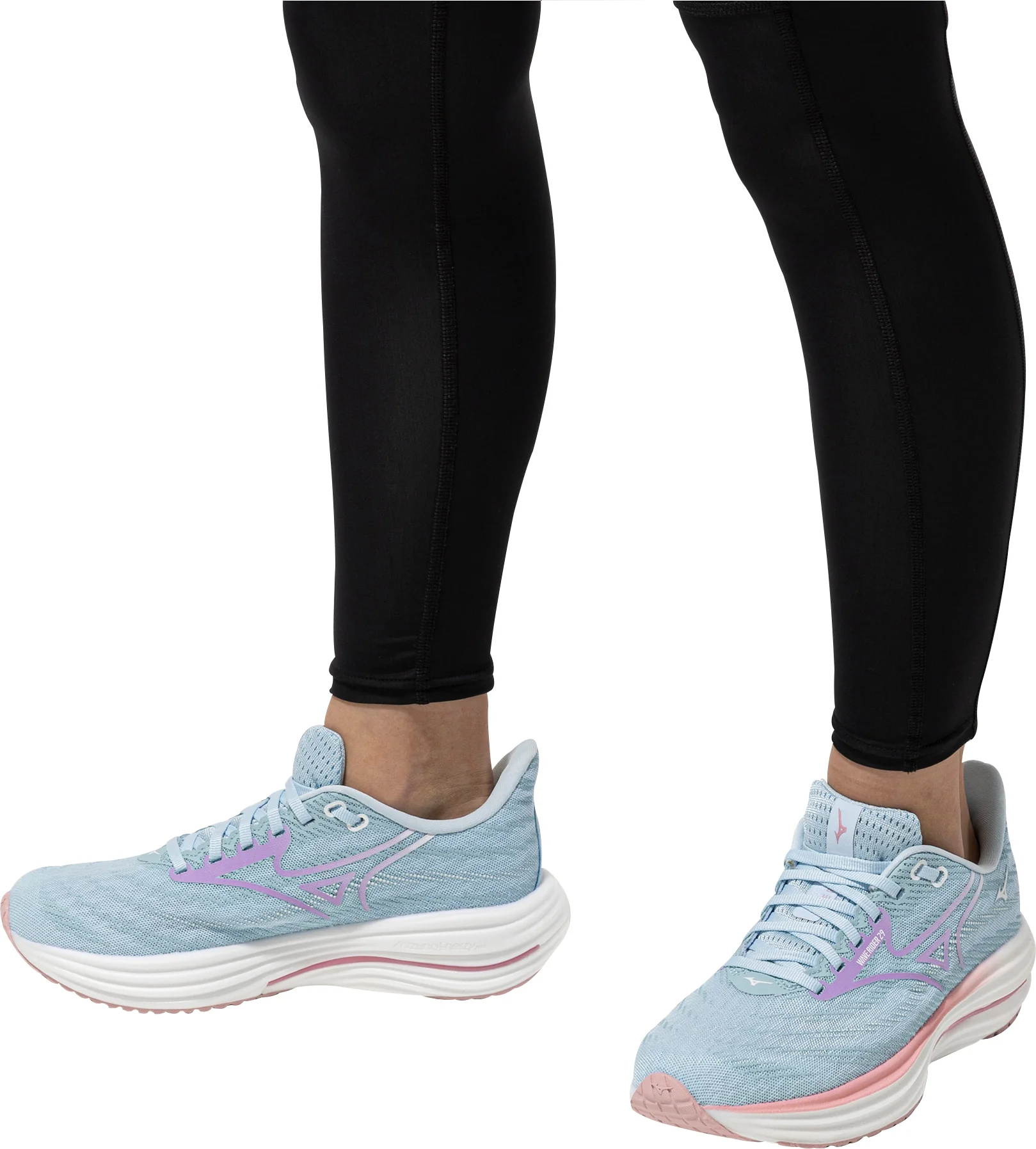 Mizuno Wave Rider 29 Womens Running Shoes - Blue - Image 7