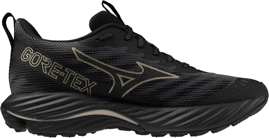 Mizuno Wave Rider GORE-TEX 2 Womens Trail Running Shoes - Black - Image 3
