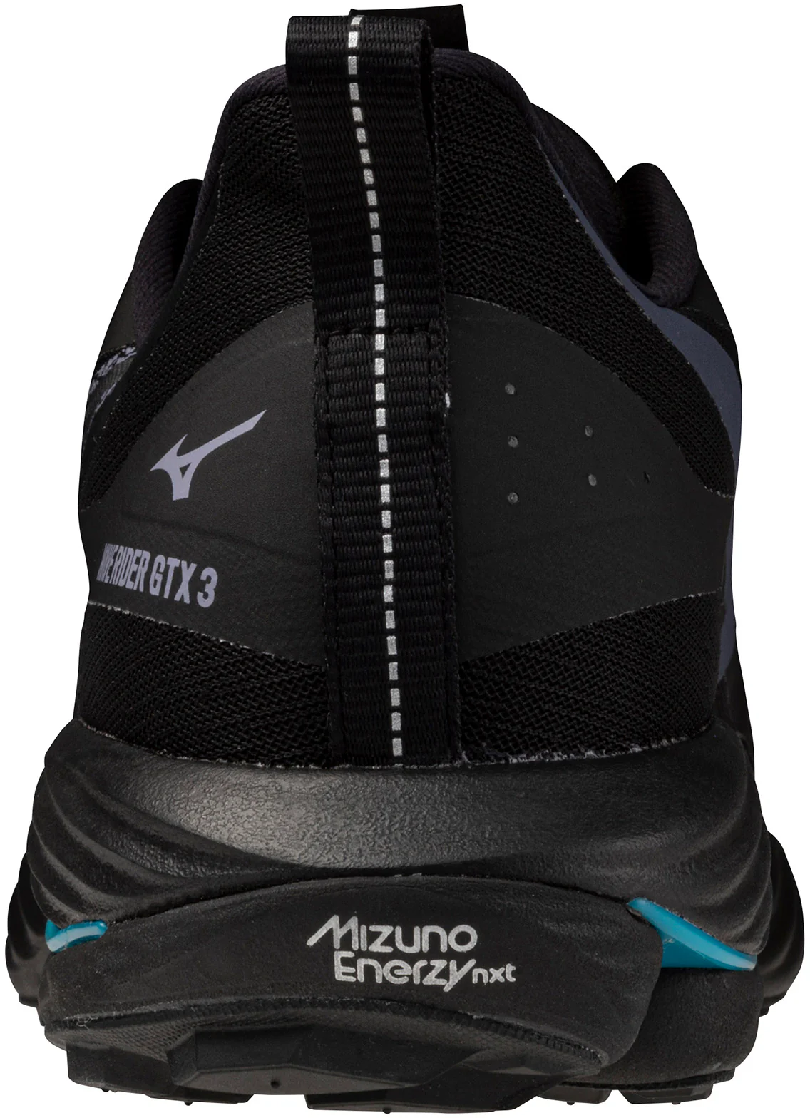 Mizuno Wave Rider GORE-TEX 3 Mens Trail Running Shoes - Black - Image 5