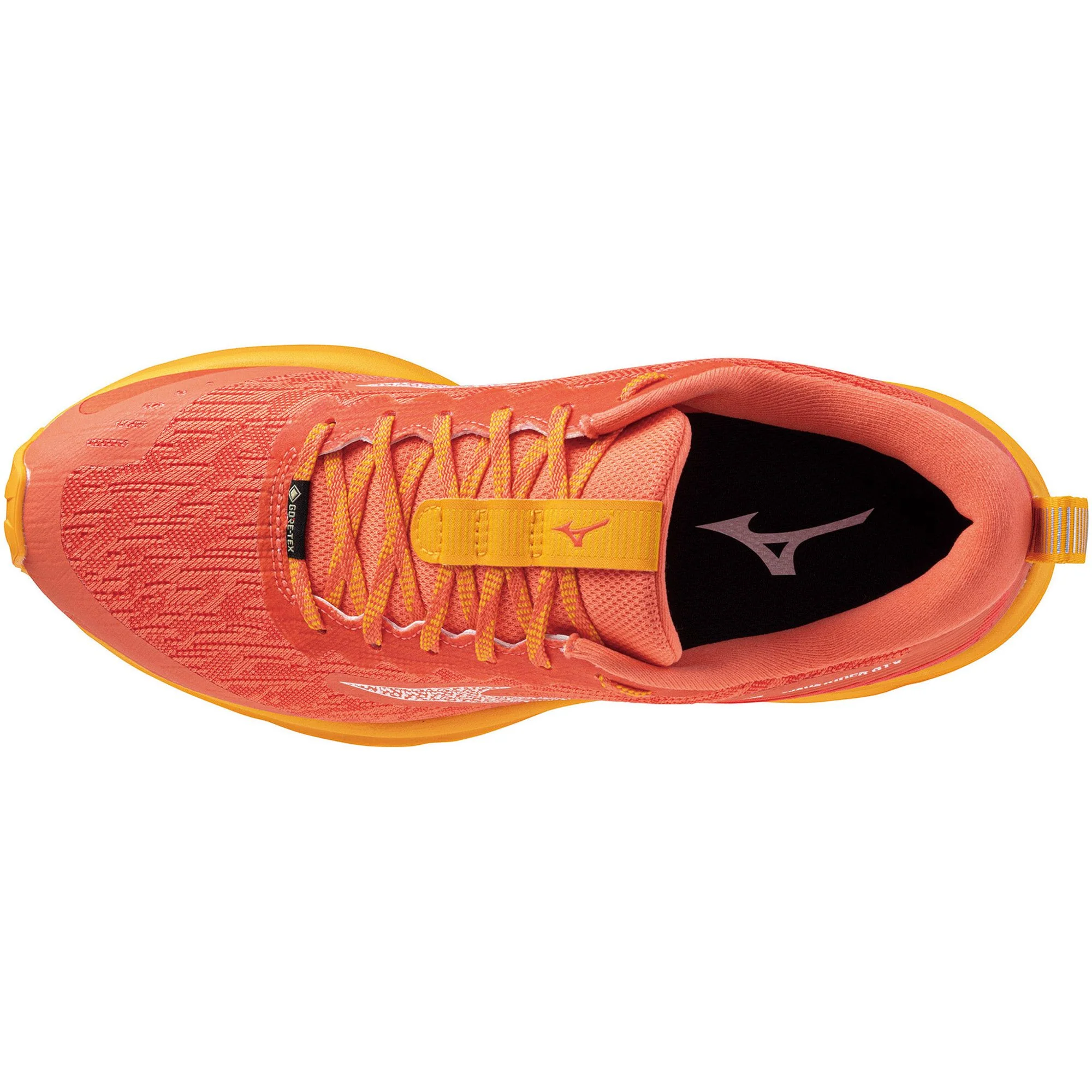 Mizuno Wave Rider GORE-TEX Womens Running Shoes - Orange - Image 4