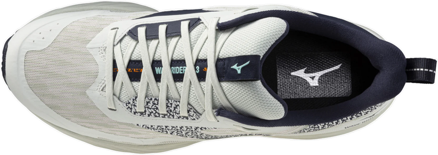 Mizuno Wave Rider TT 3 Mens Trail Running Shoes - Grey - Image 4