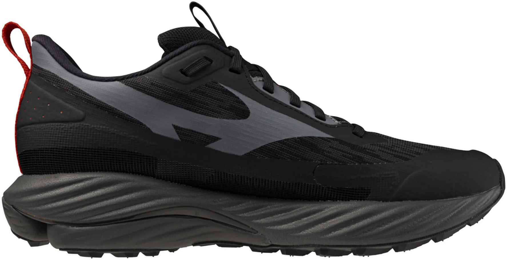 Mizuno Wave Rider TT 3 Womens Trail Running Shoes - Black - Image 3