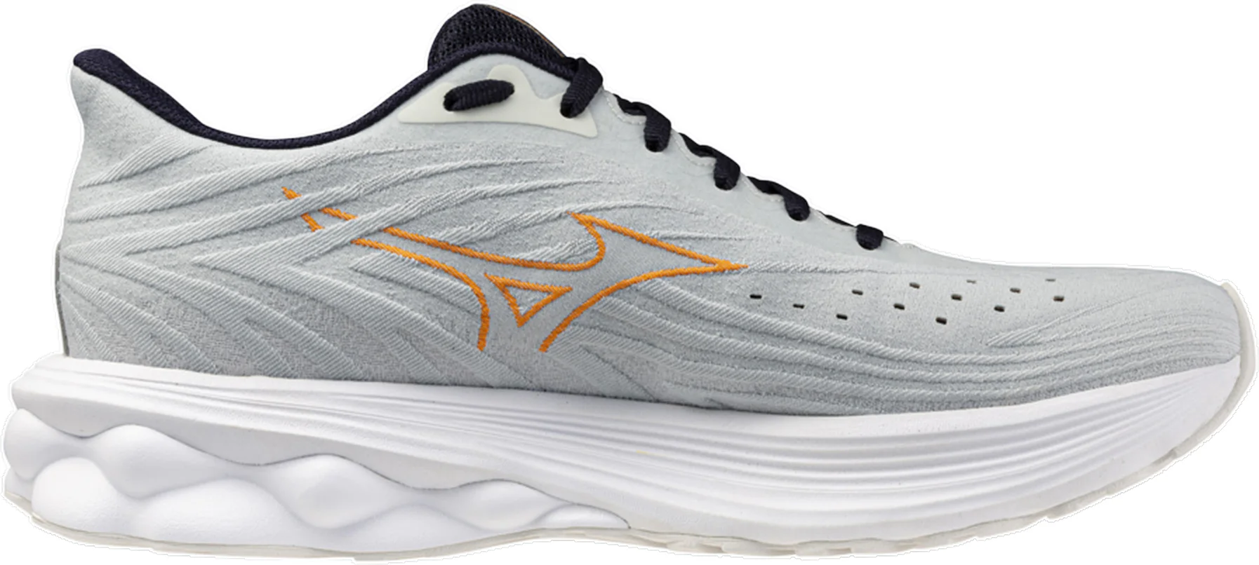 Mizuno Wave Skyrise 6 Mens Running Shoes - Grey - Image 3