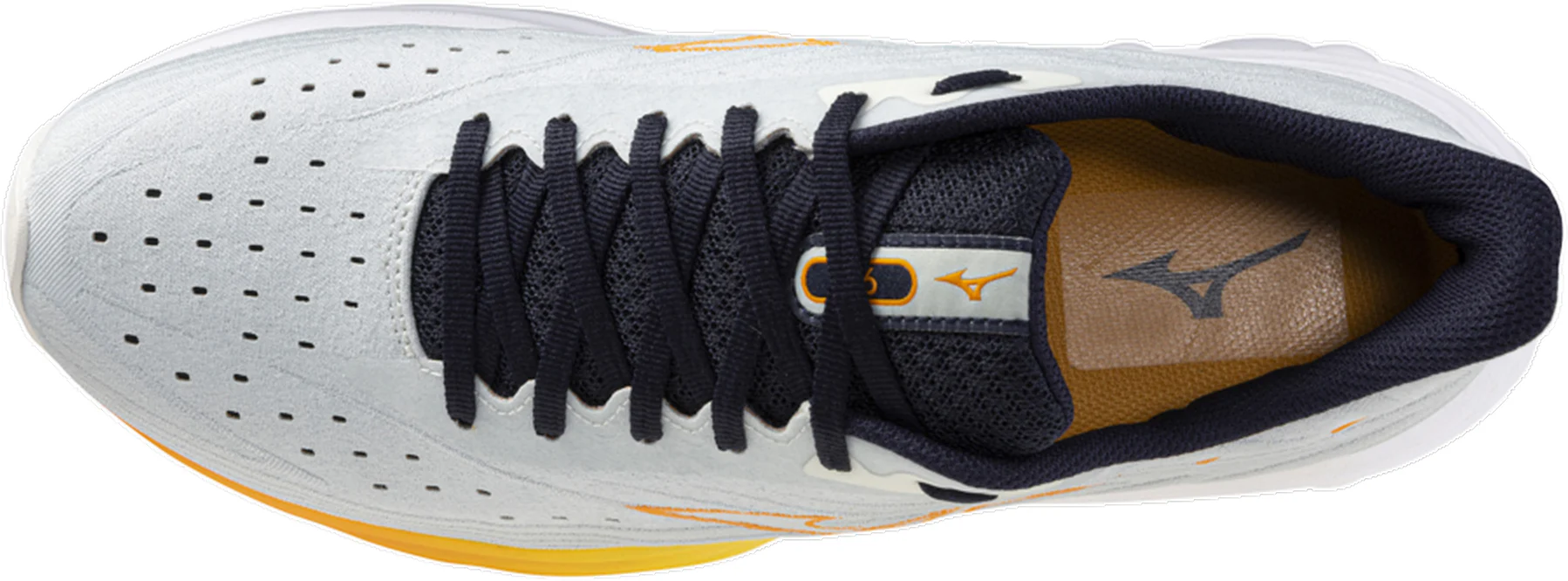 Mizuno Wave Skyrise 6 Mens Running Shoes - Grey - Image 4