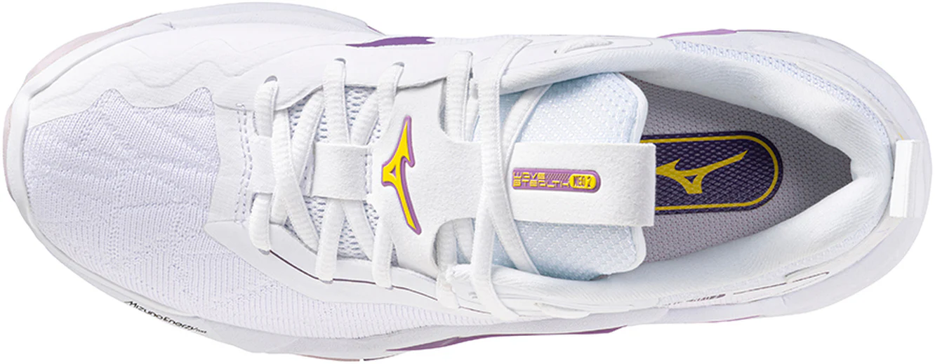 Mizuno Wave Stealth Neo 2 Womens Netball Shoes - White - Image 4