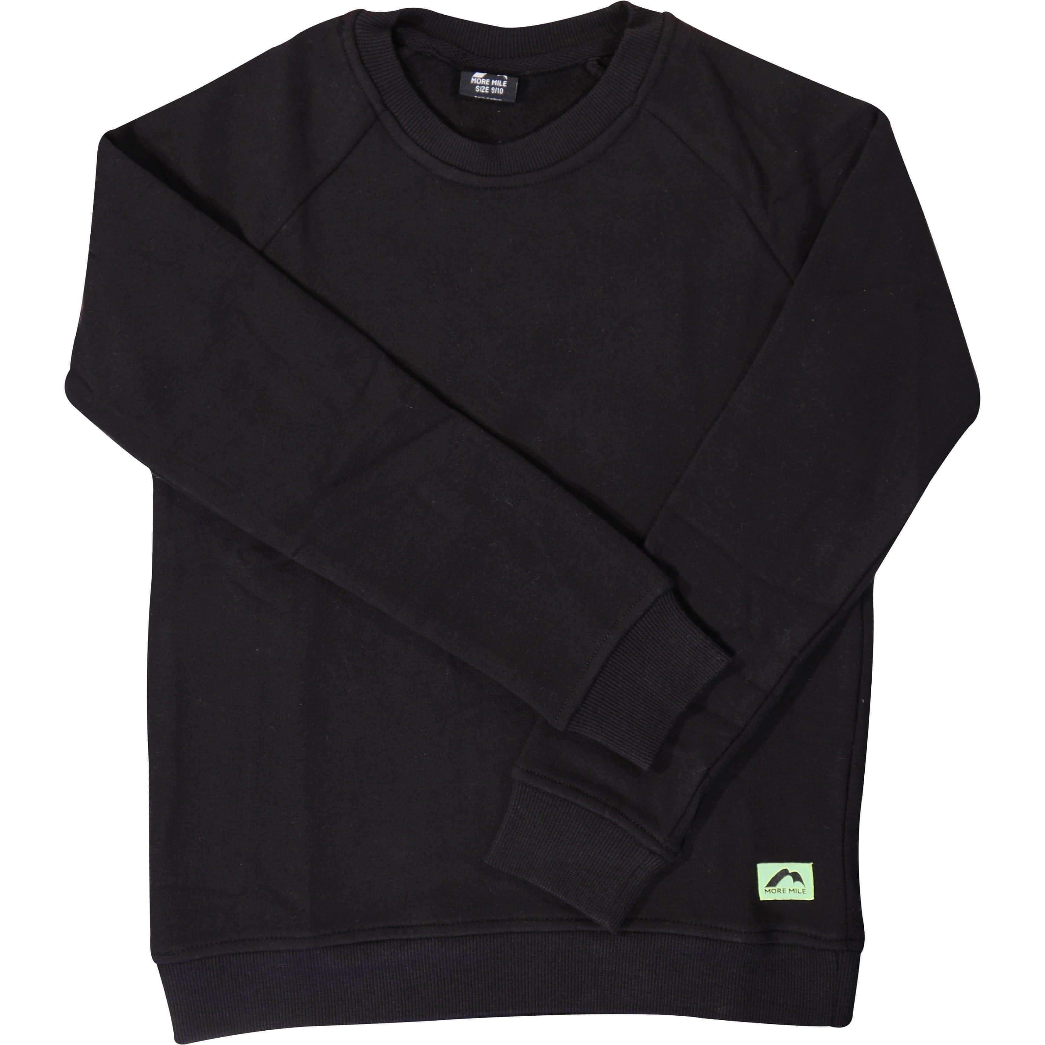 More Mile Boys Fleece Sweatshirt - Black - Image 4