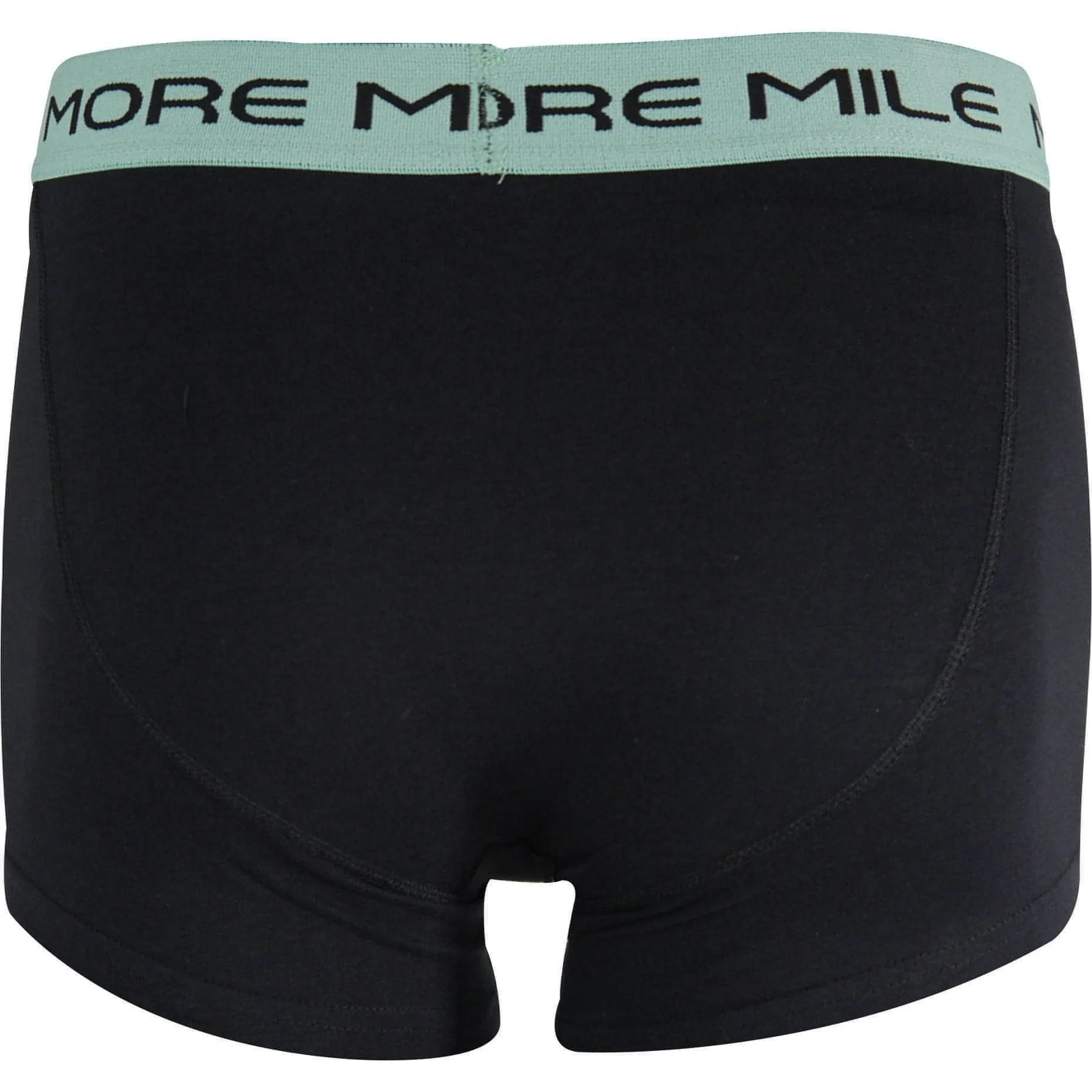 More Mile Classic (2 Pack) Mens Boxer Shorts - Black - Image 3