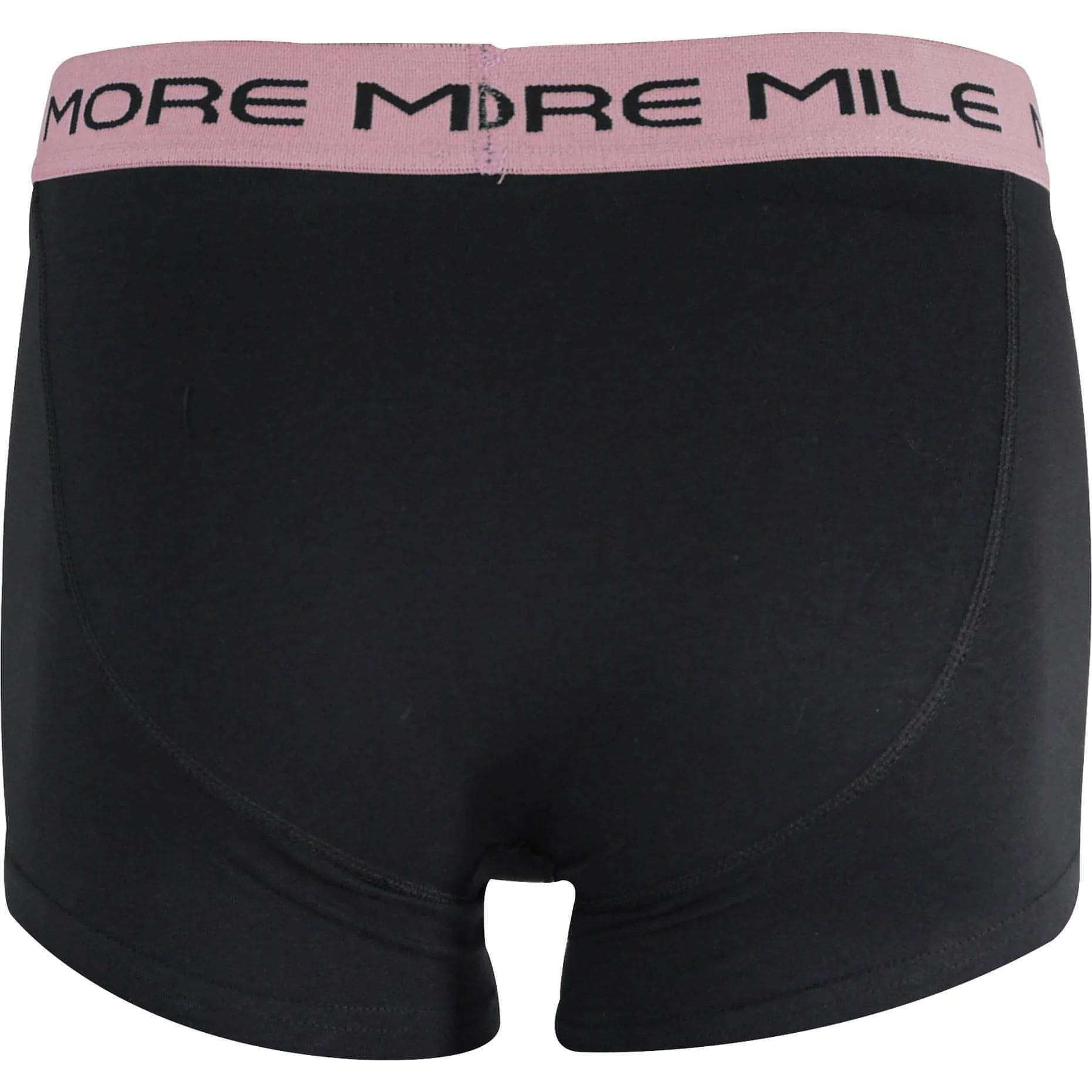More Mile Classic (2 Pack) Mens Boxer Shorts - Black - Image 5