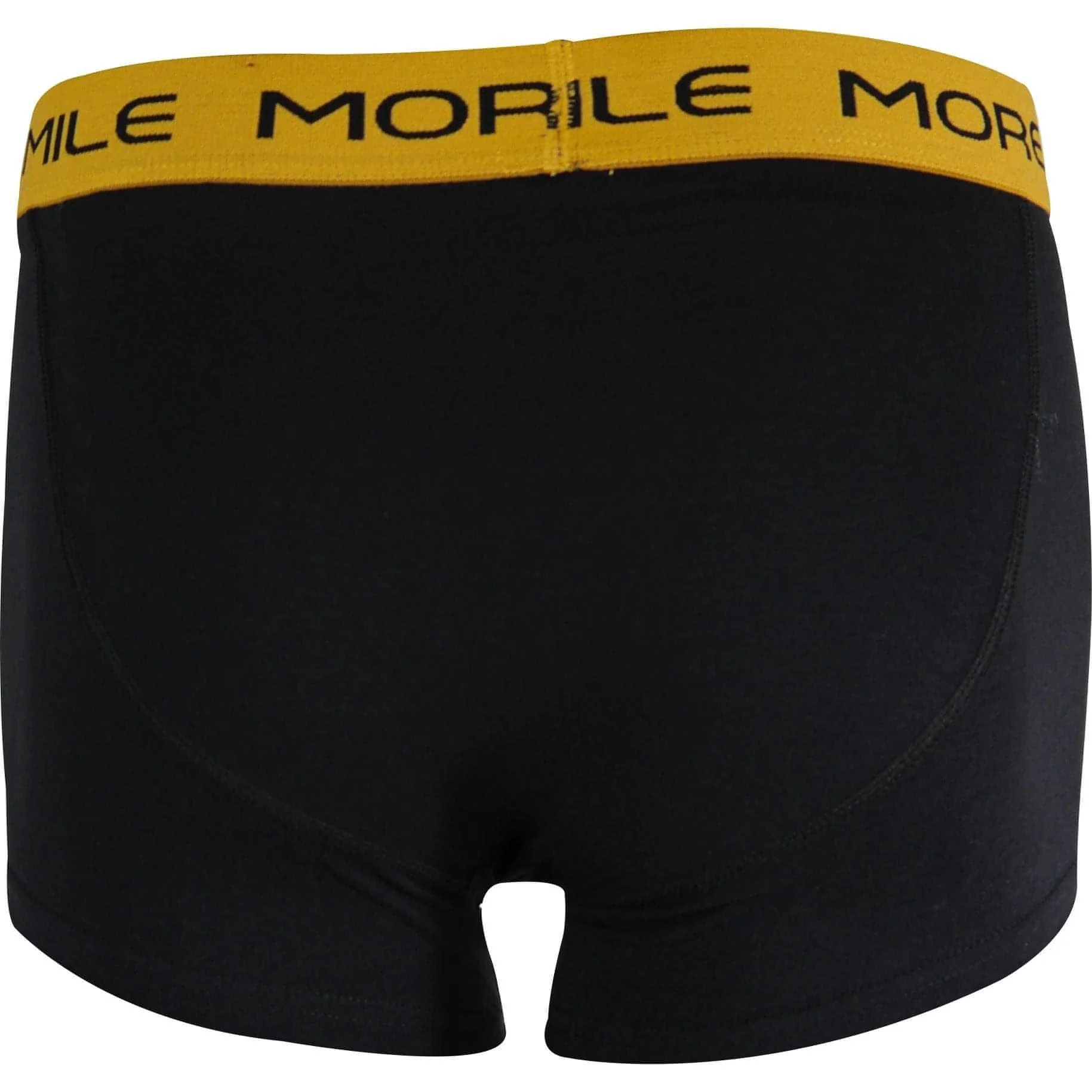 More Mile Classic (2 Pack) Mens Boxer Shorts - Black - Image 3