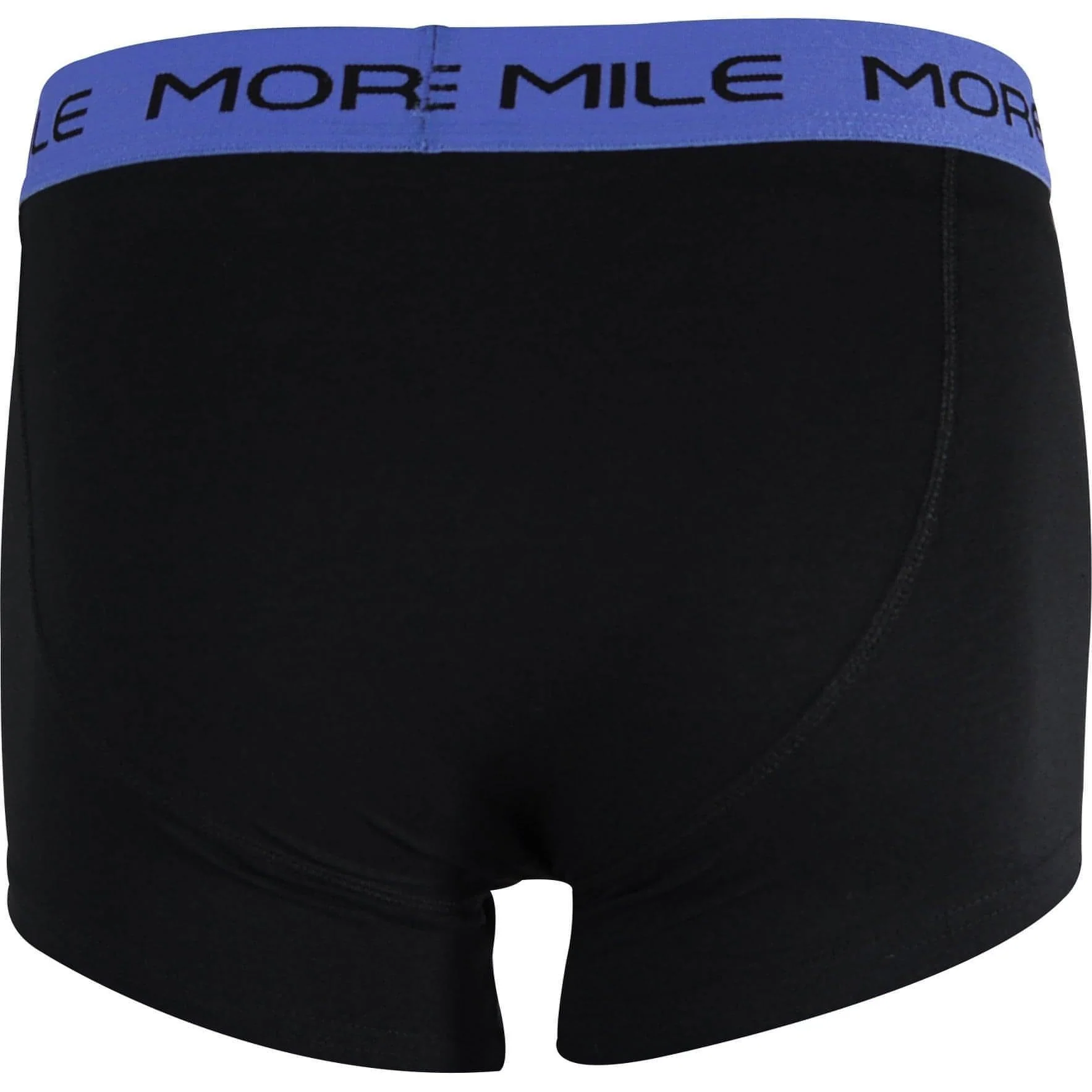 More Mile Classic (2 Pack) Mens Boxer Shorts - Black - Image 5