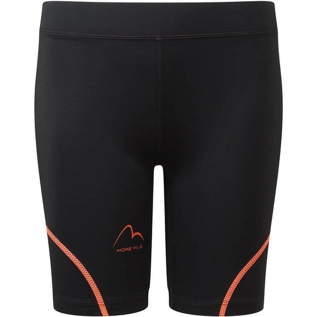 More Mile Compression Womens Short Running Tights - Black - Image 6