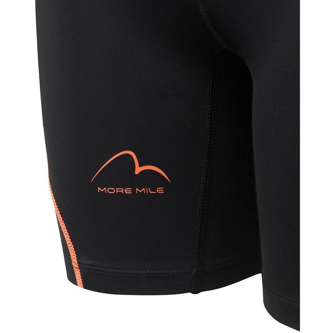 More Mile Compression Womens Short Running Tights - Black - Image 7