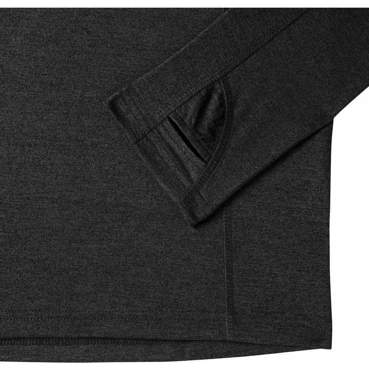 More Mile Core Half Zip Long Sleeve Mens Running Top - Black - Image 3