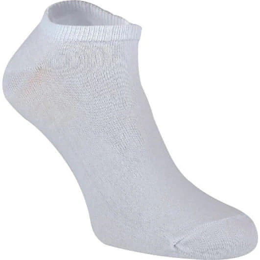 More Mile Everyday 5 Pack Womens Essential Trainer Liner Socks - White - Image 2