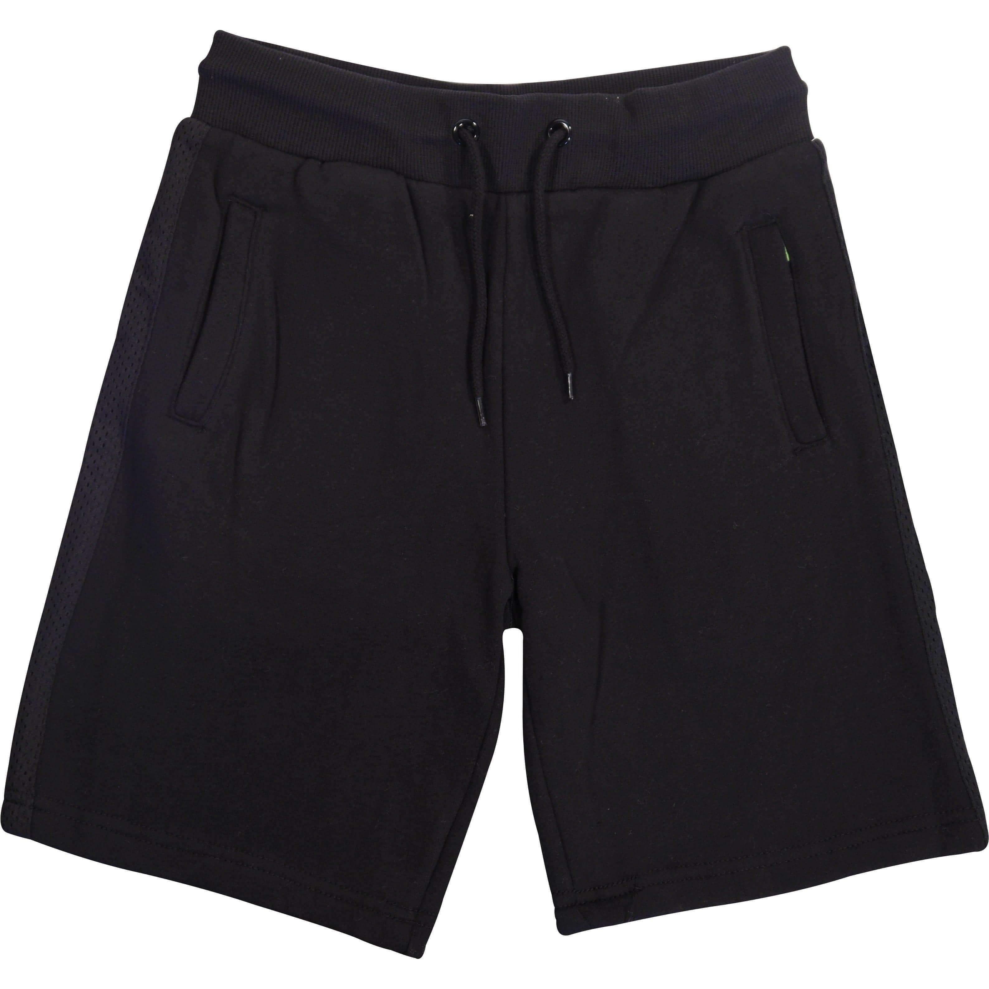 More Mile Fleece Boys Sweat Shorts - Black - Image 3
