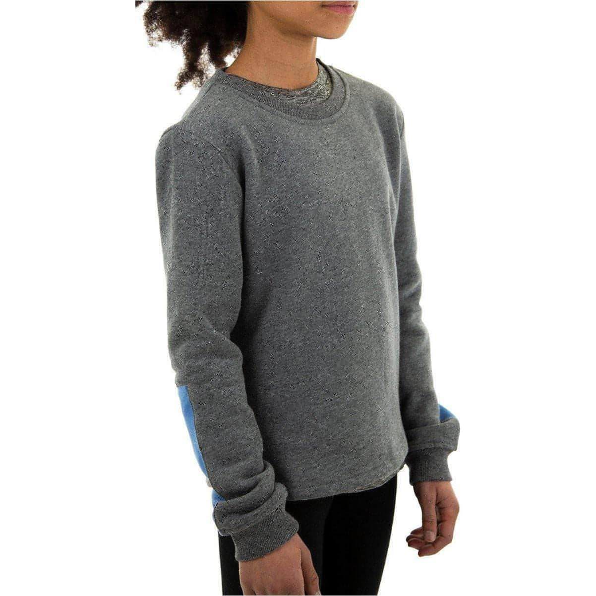More Mile Junior Fleece Sweatshirt - Grey - Image 2