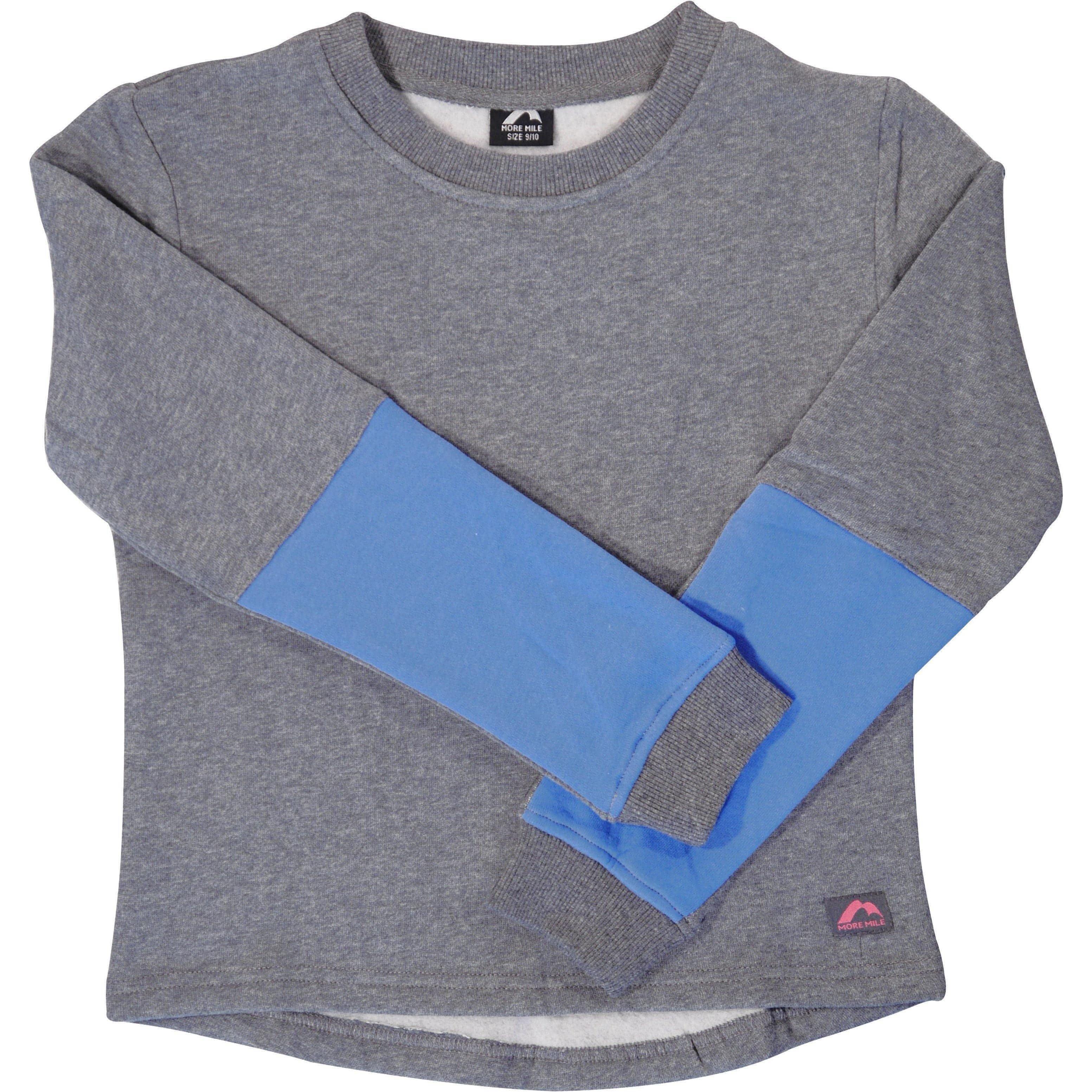 More Mile Junior Fleece Sweatshirt - Grey - Image 4