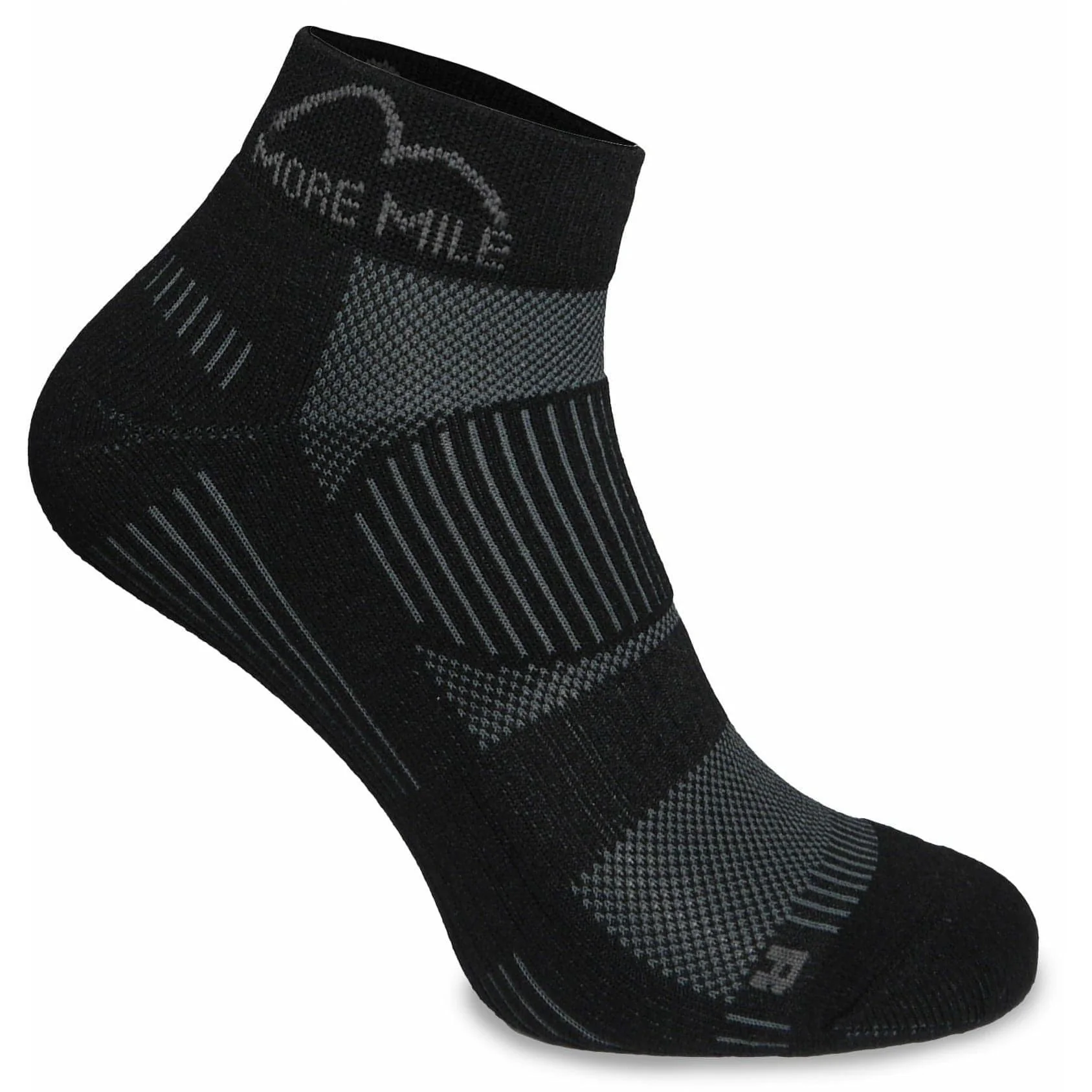 More Mile London 2.0 (3 Pack) Eco Friendly Running Socks - Multi - Image 3