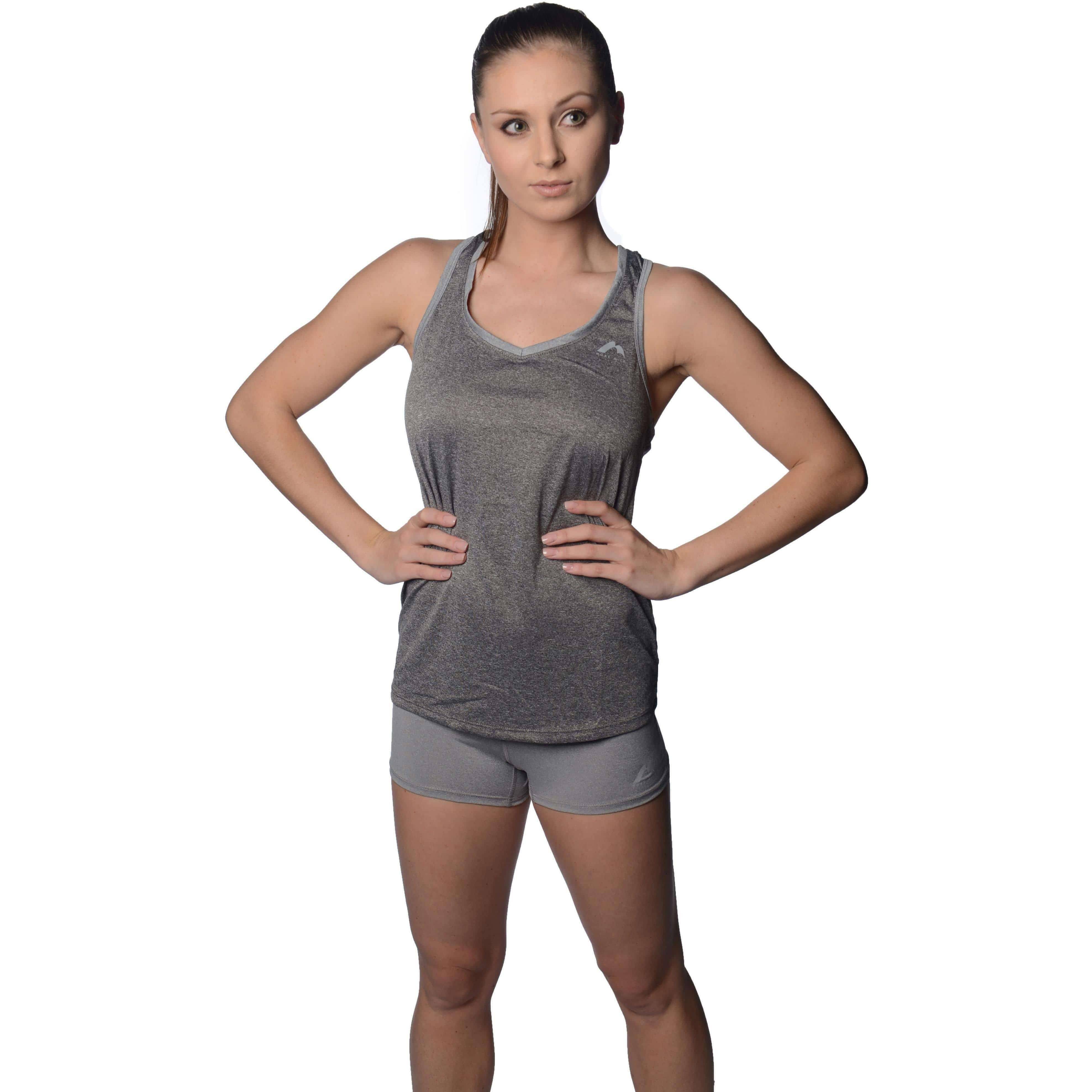 More Mile Marl 3 Inch Womens Running Shorts - Grey - Image 5