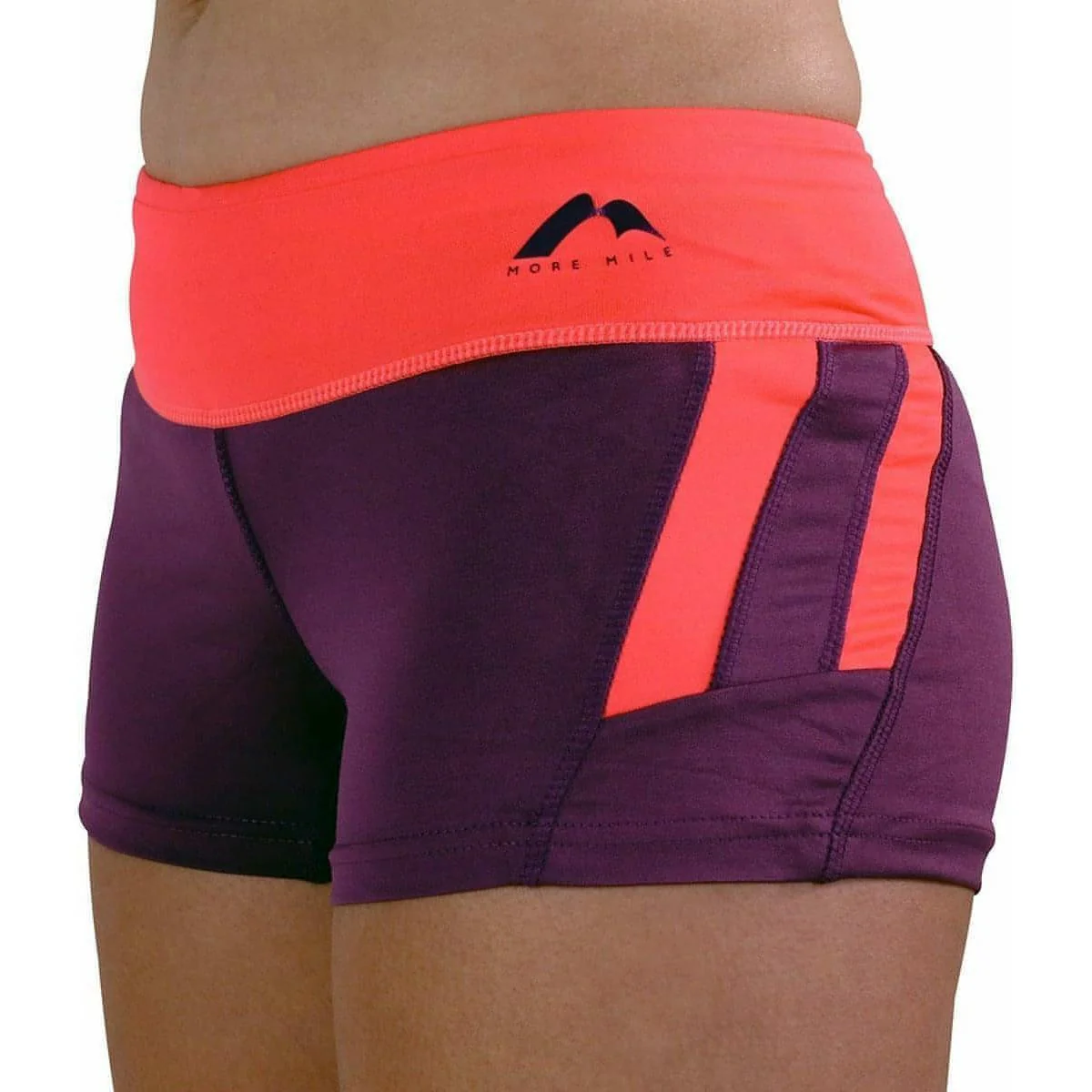 More Mile More-Tech 3 Inch Womens Running Shorts - Purple - Image 3