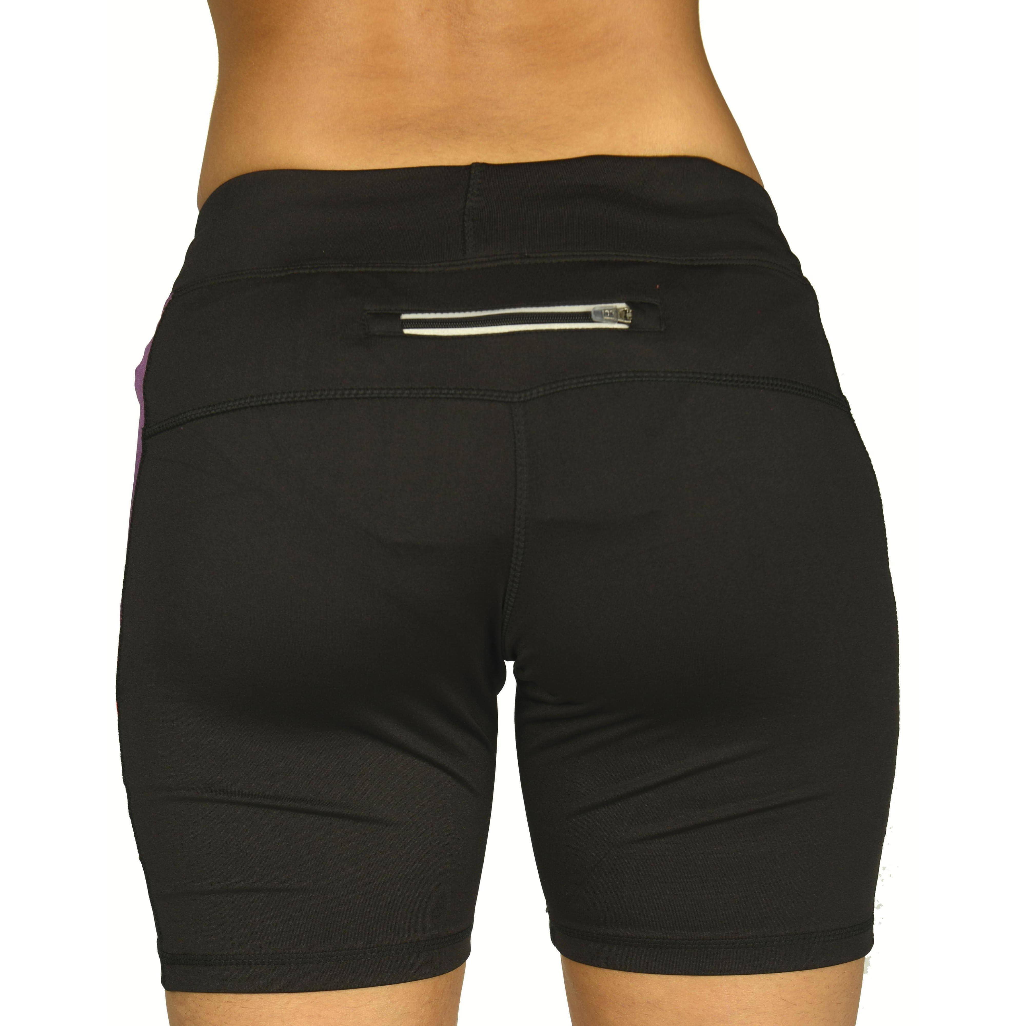 More Mile More-Tech Womens Short Running Tights - Black - Image 3