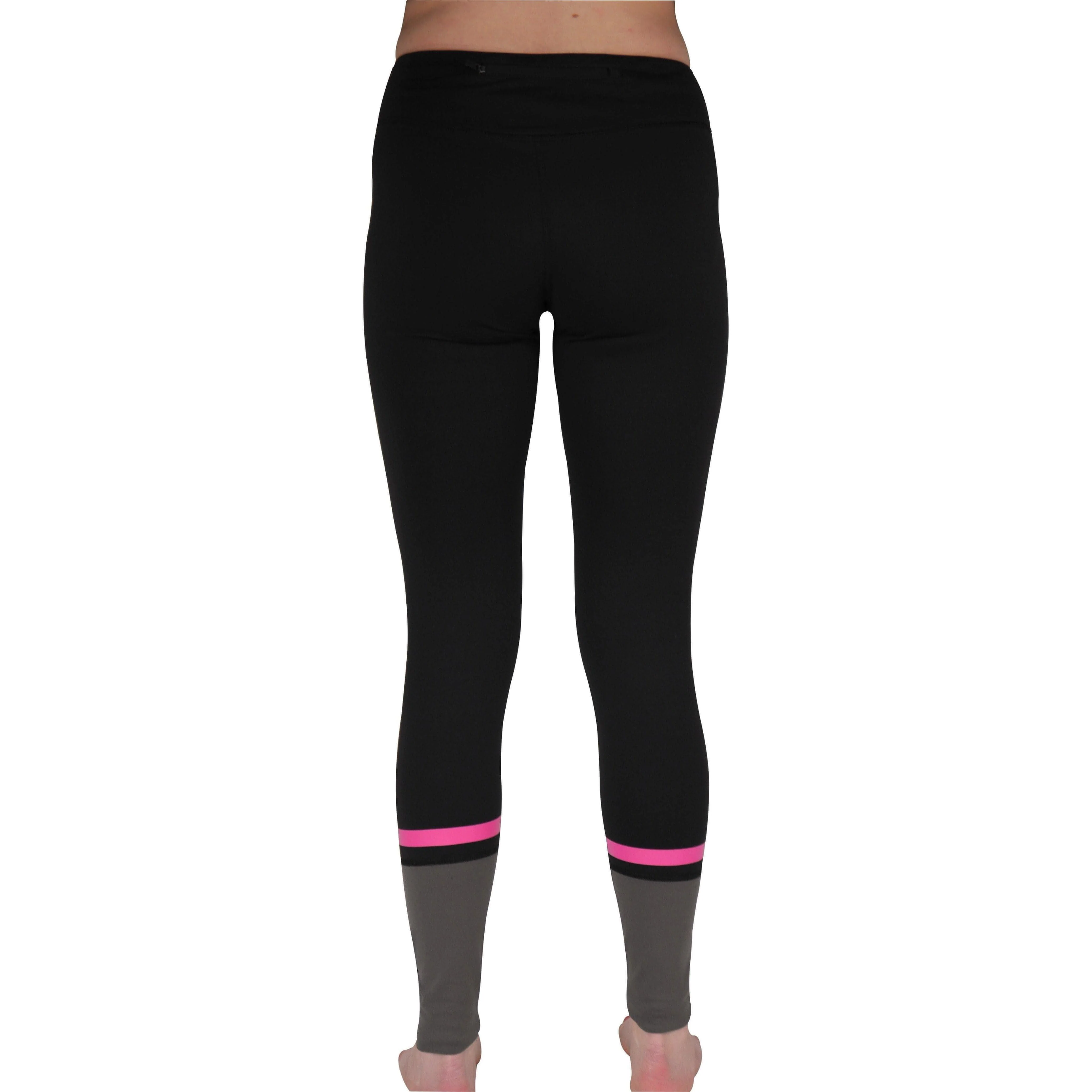 More Mile Power Womens Long Running Tights - Black - Image 2