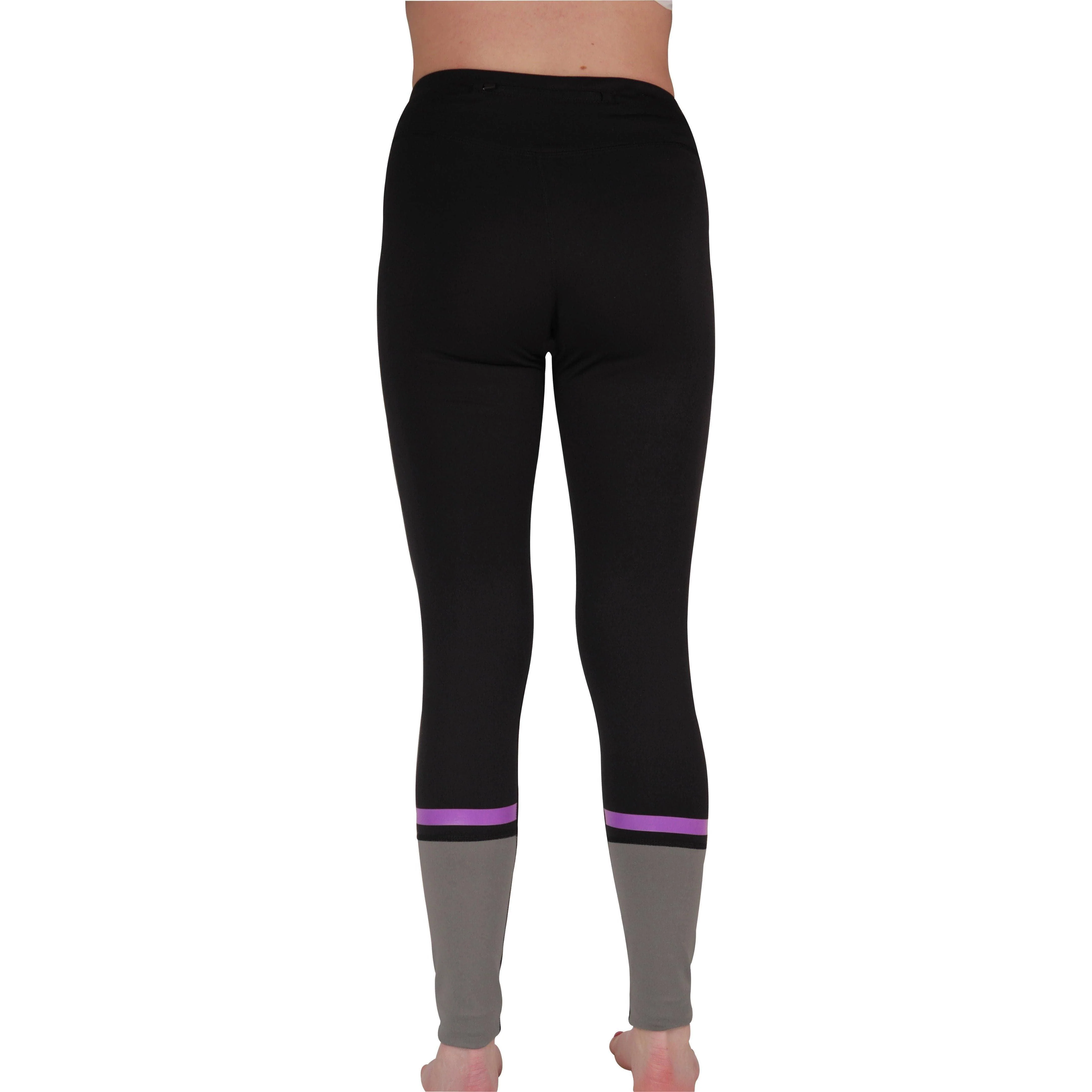 More Mile Power Womens Long Running Tights - Black - Image 2