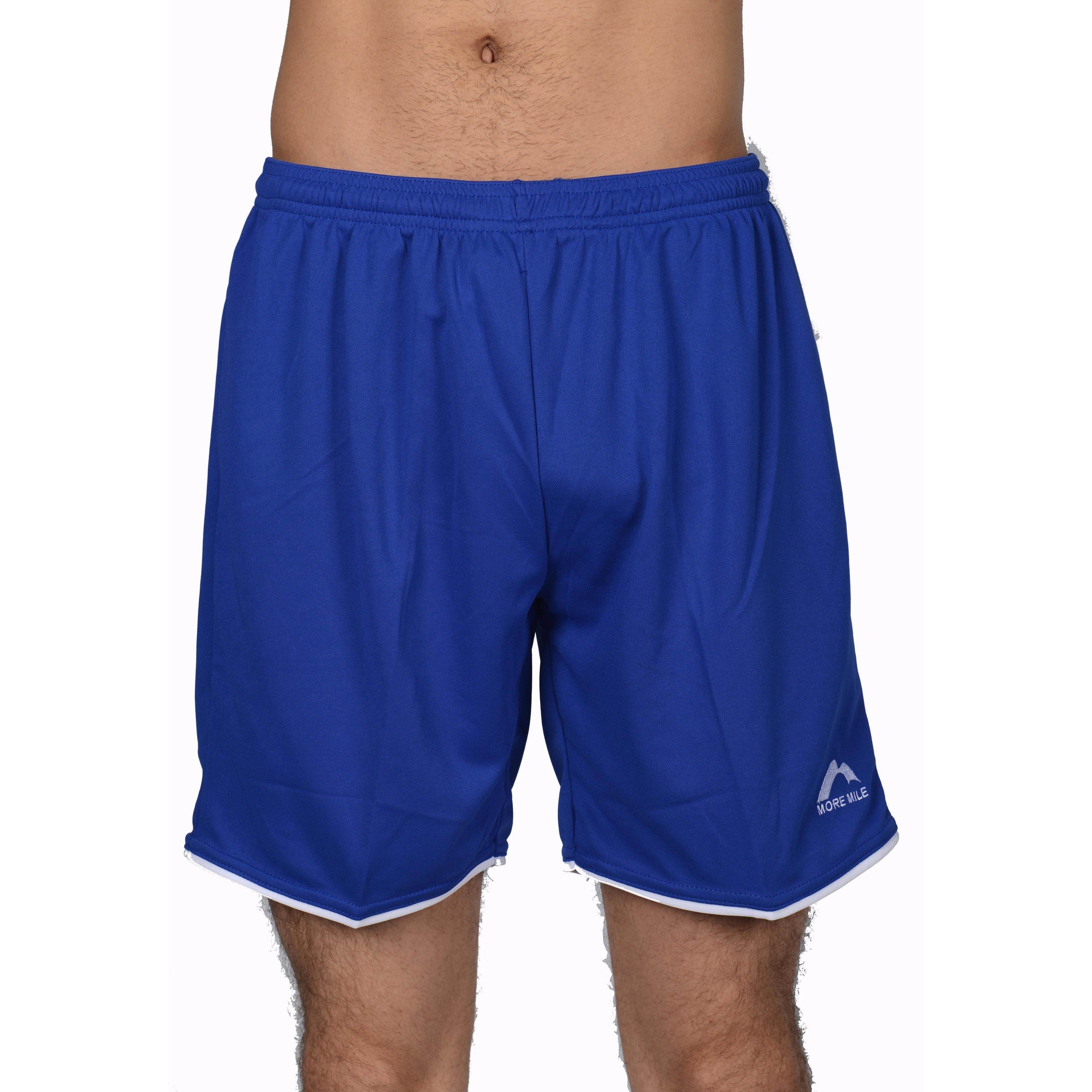 More Mile Premier Mens Football Shorts - Blue - Image 3