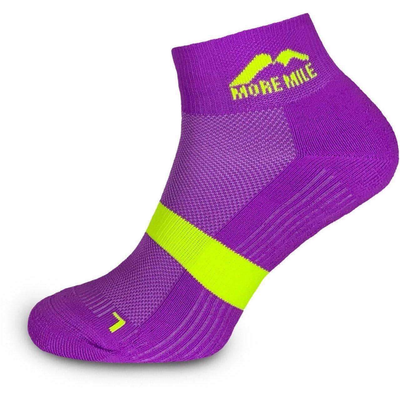 More Mile Preventer Double Layer (3 Pack) Womens Running Socks - Multi - Image 2