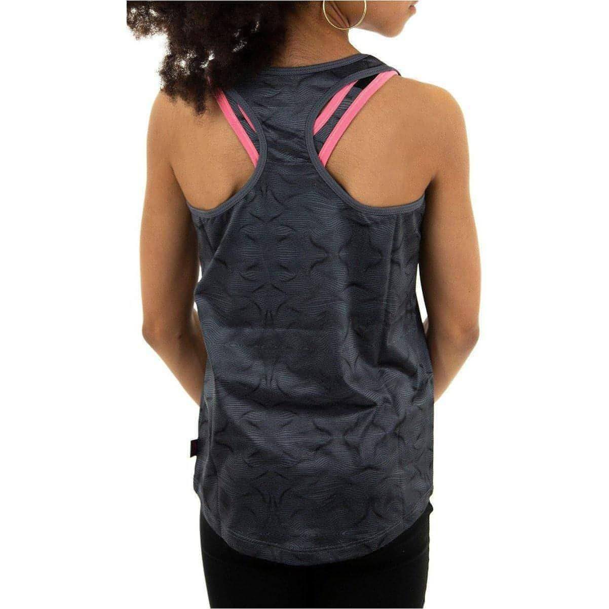 More Mile Racer Back Girls Running Vest - Grey - Image 3