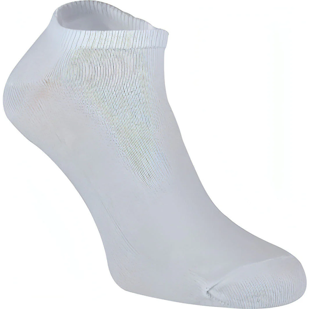 More Mile Everyday 5 Pack Essential Trainer Liner Socks - White - Image 2