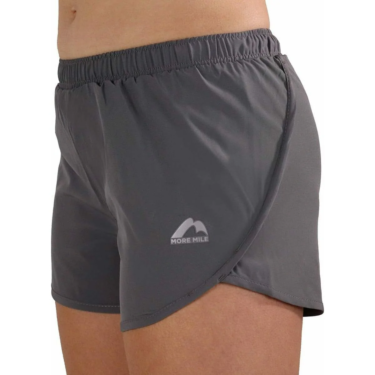 More Mile Strive Womens Running Shorts - Grey - Image 3