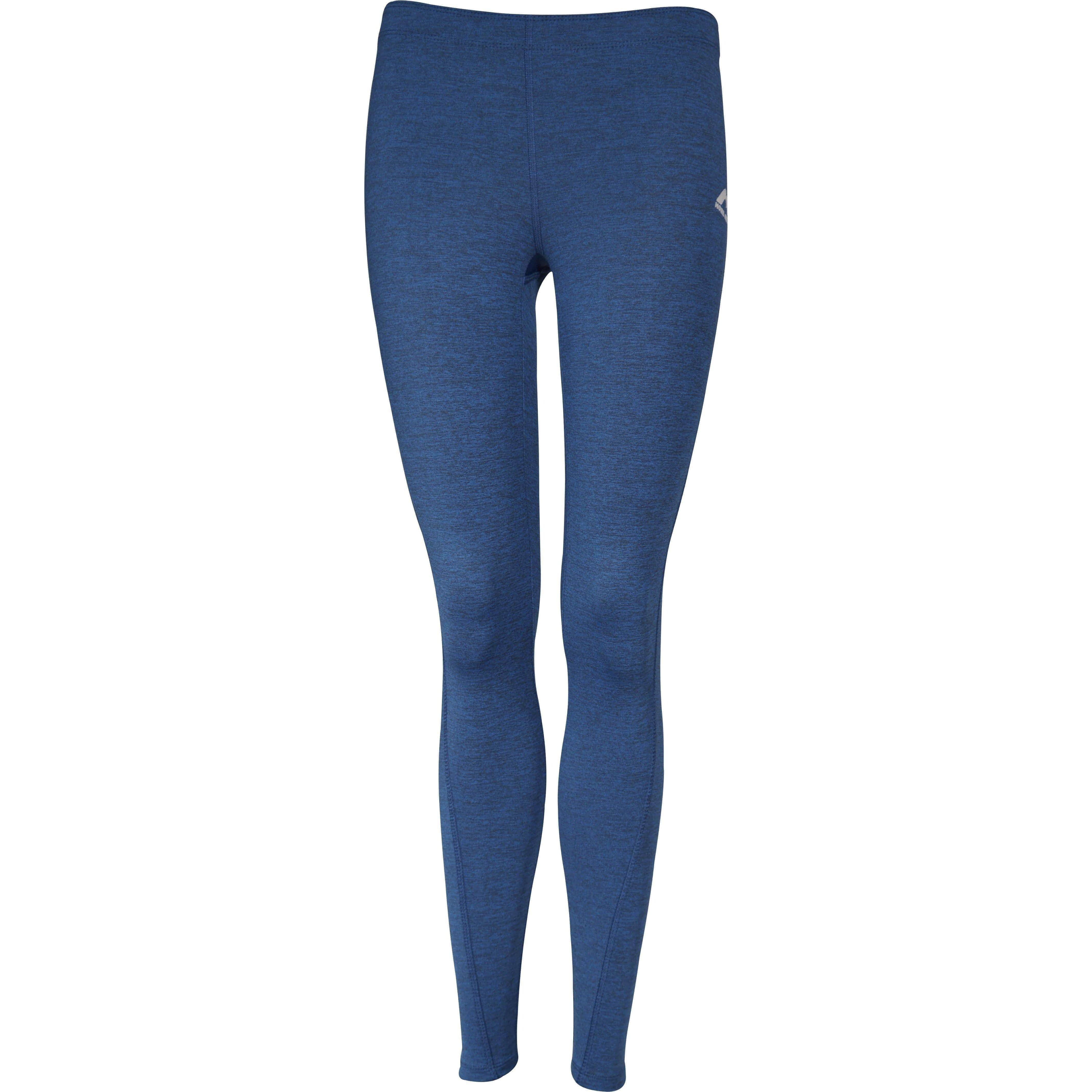 More Mile Train To Run Womens Long Running Tights - Blue - Image 4