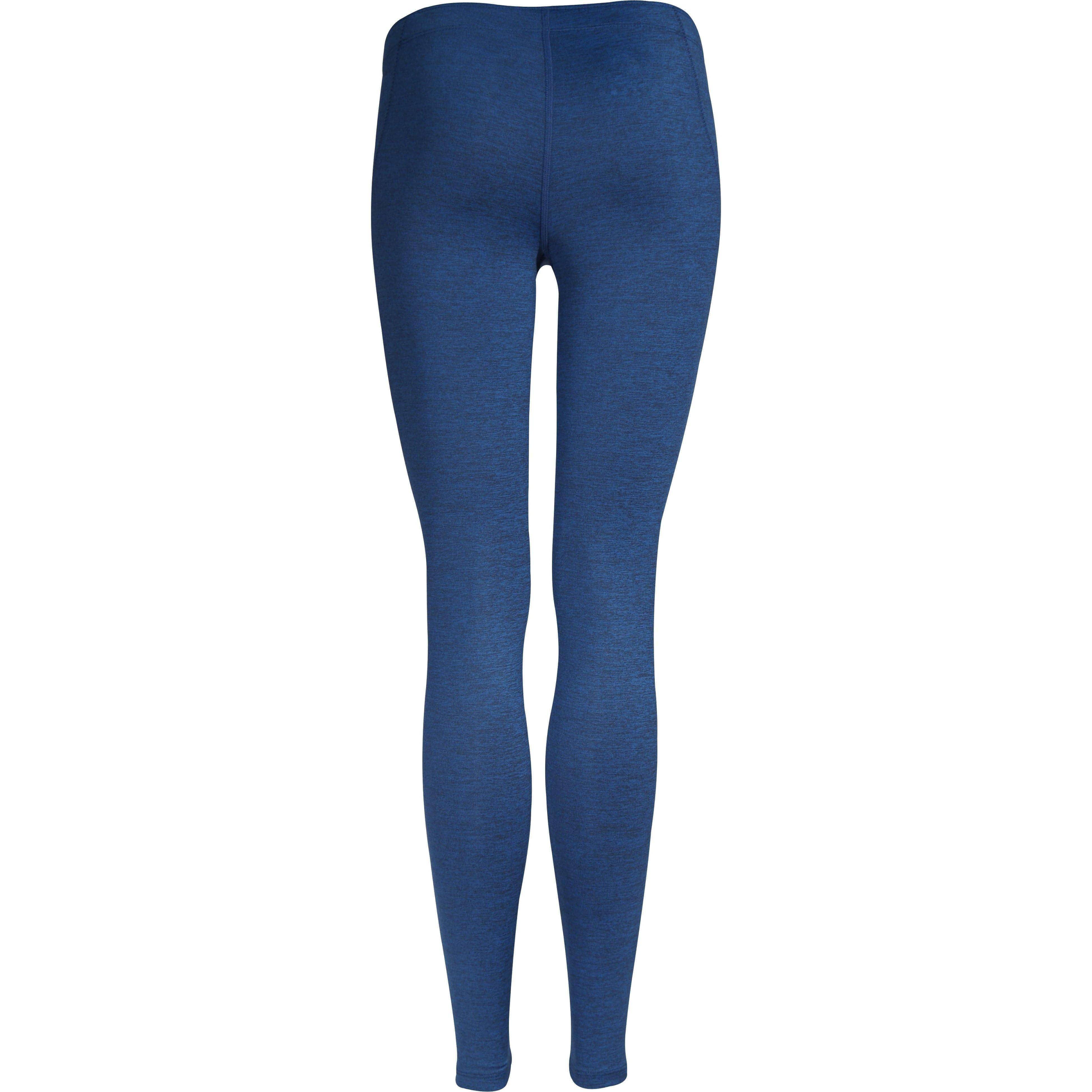 More Mile Train To Run Womens Long Running Tights - Blue - Image 5